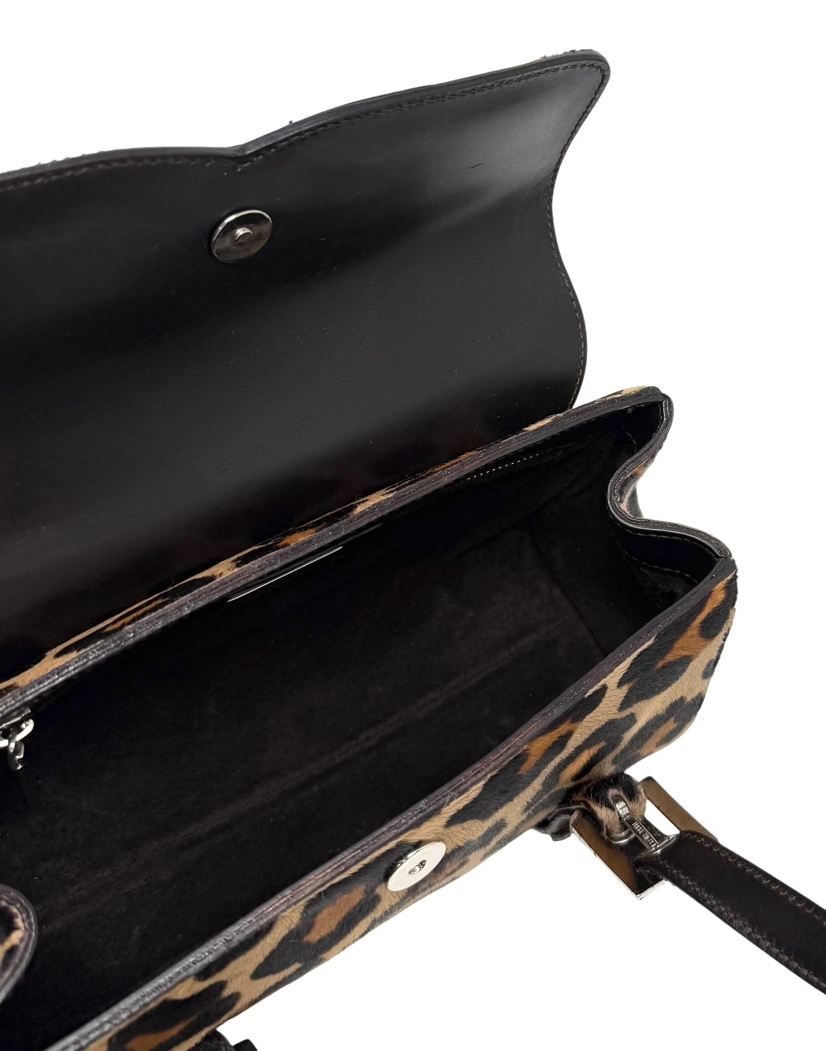 Dolce & Gabbana Cheetah Print Mini Top Handle Bag - Image 4