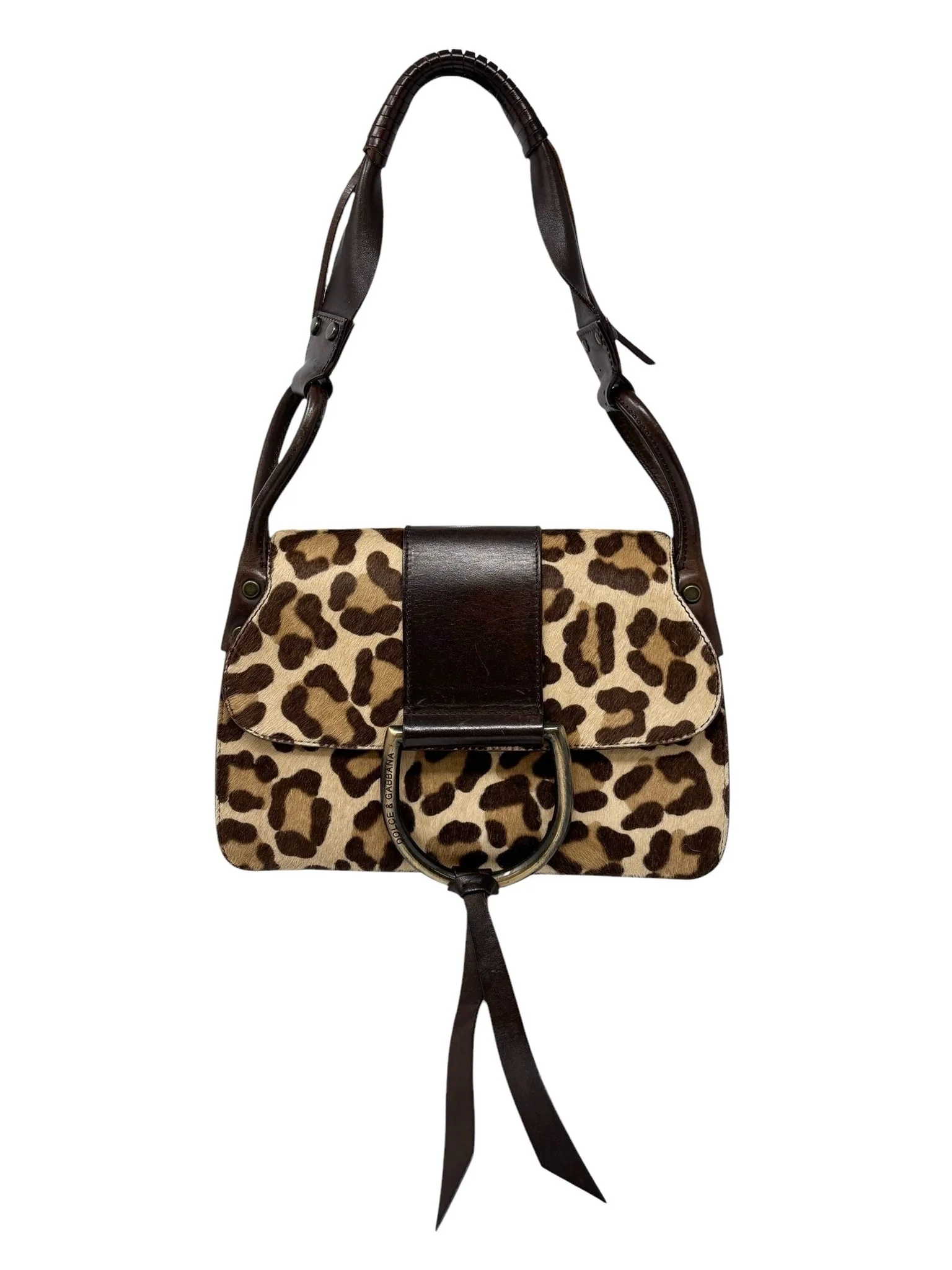 Dolce & Gabbana Cheetah Print Shoulder Bag