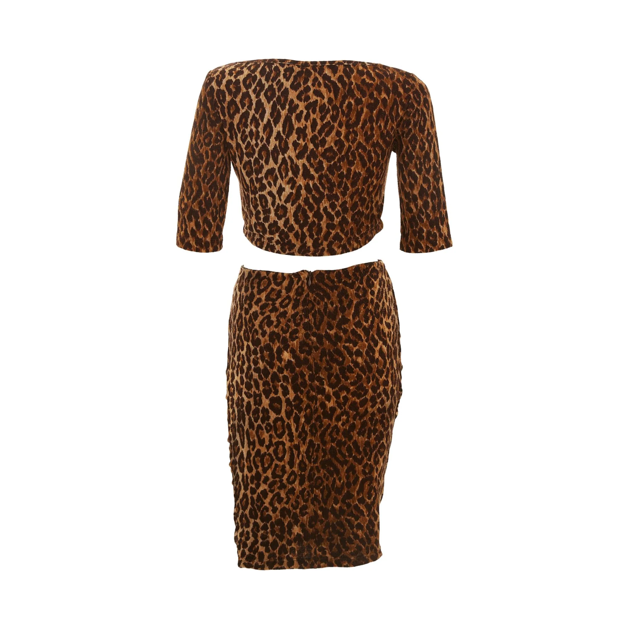 Dolce & Gabbana Cheetah Print Skirt Set - Image 3