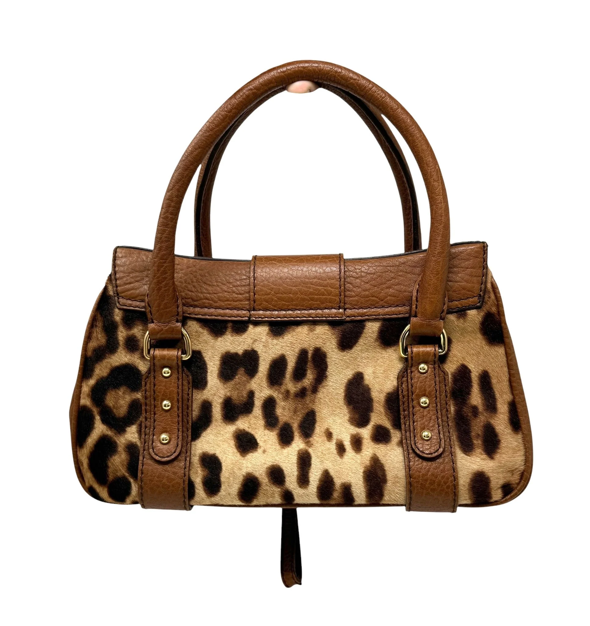 Dolce & Gabbana Cheetah Print Top Handle Bag - Image 2