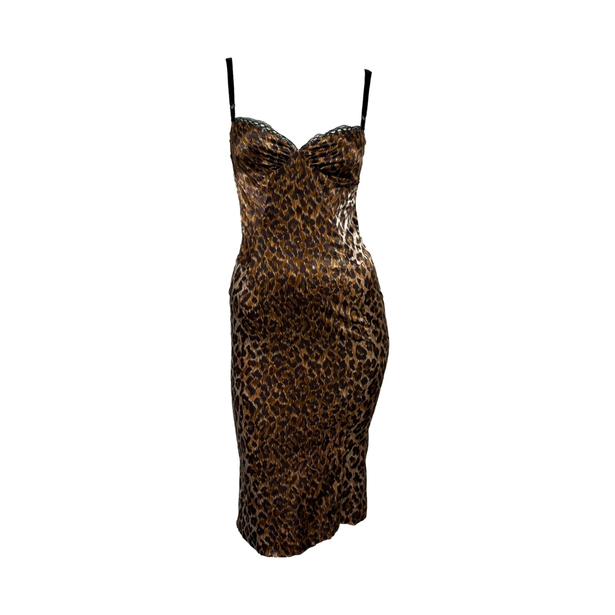 Dolce & Gabbana Cheetah Slip Dress
