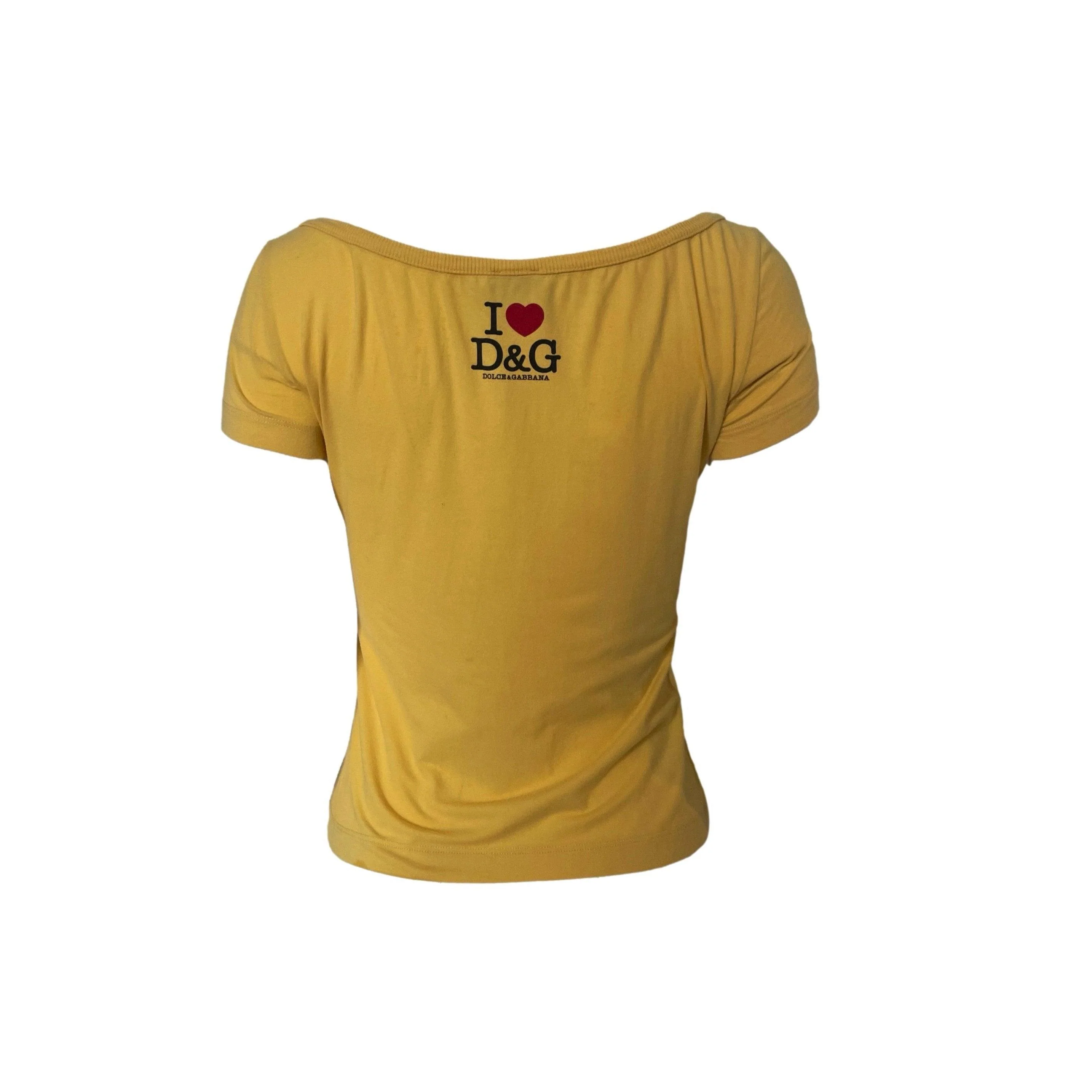 Dolce & Gabbana Collagen Rhinestone T-Shirt - Image 2