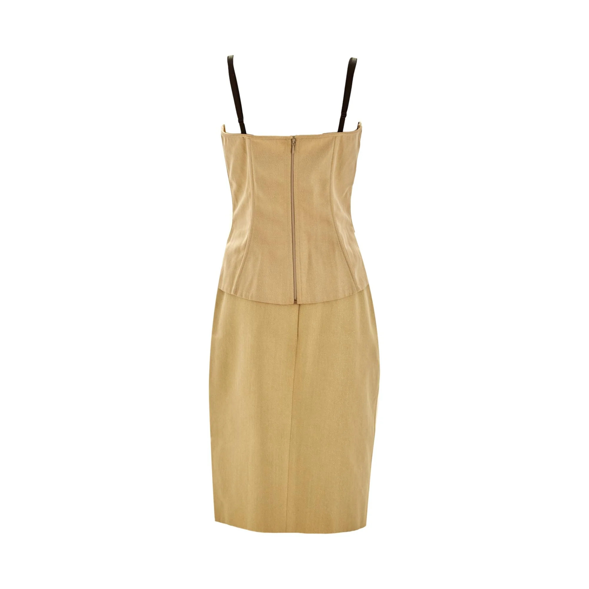 Dolce & Gabbana Cream Corset Skirt Set - Image 2