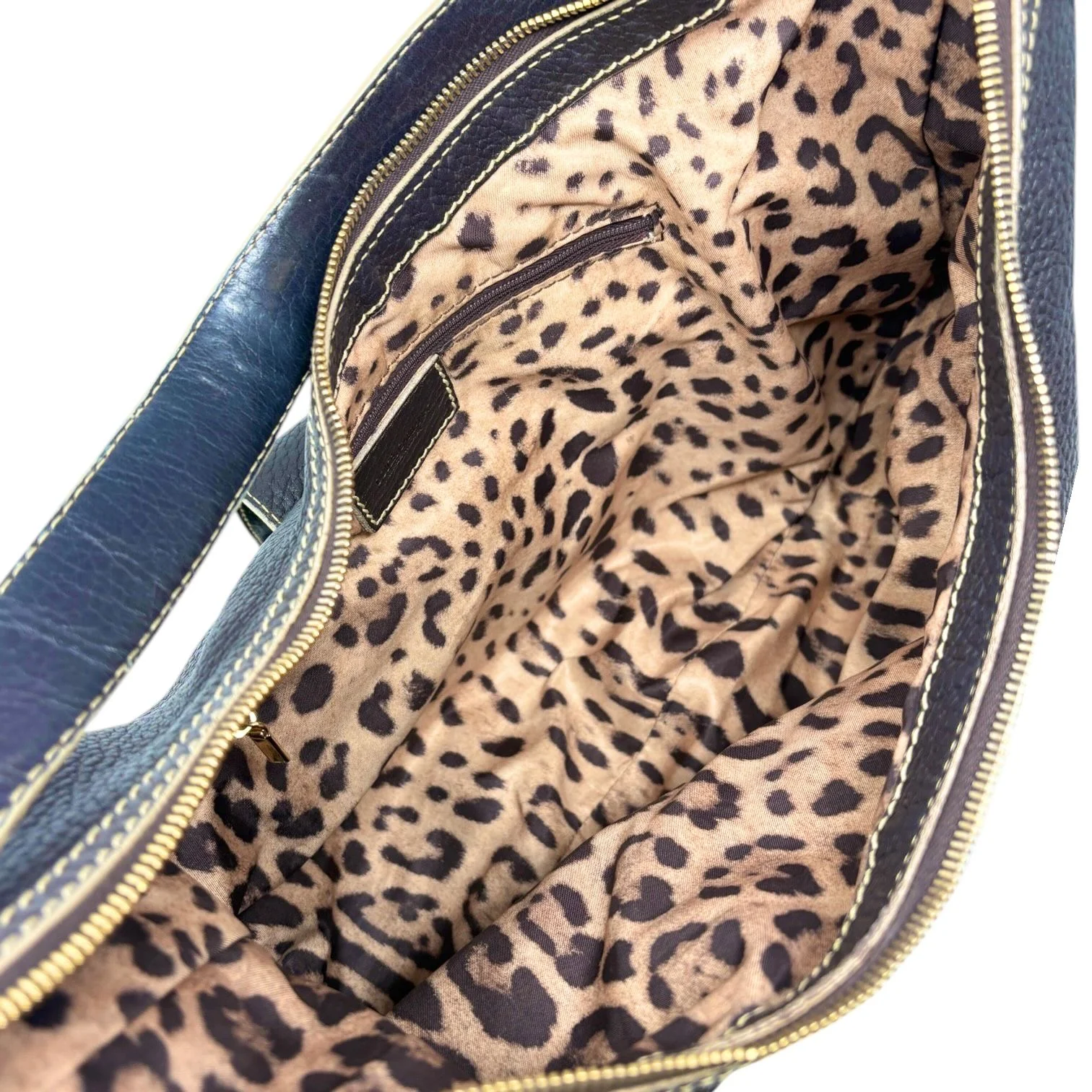 Dolce & Gabbana Dark Brown Leather Shoulder Bag - Image 3