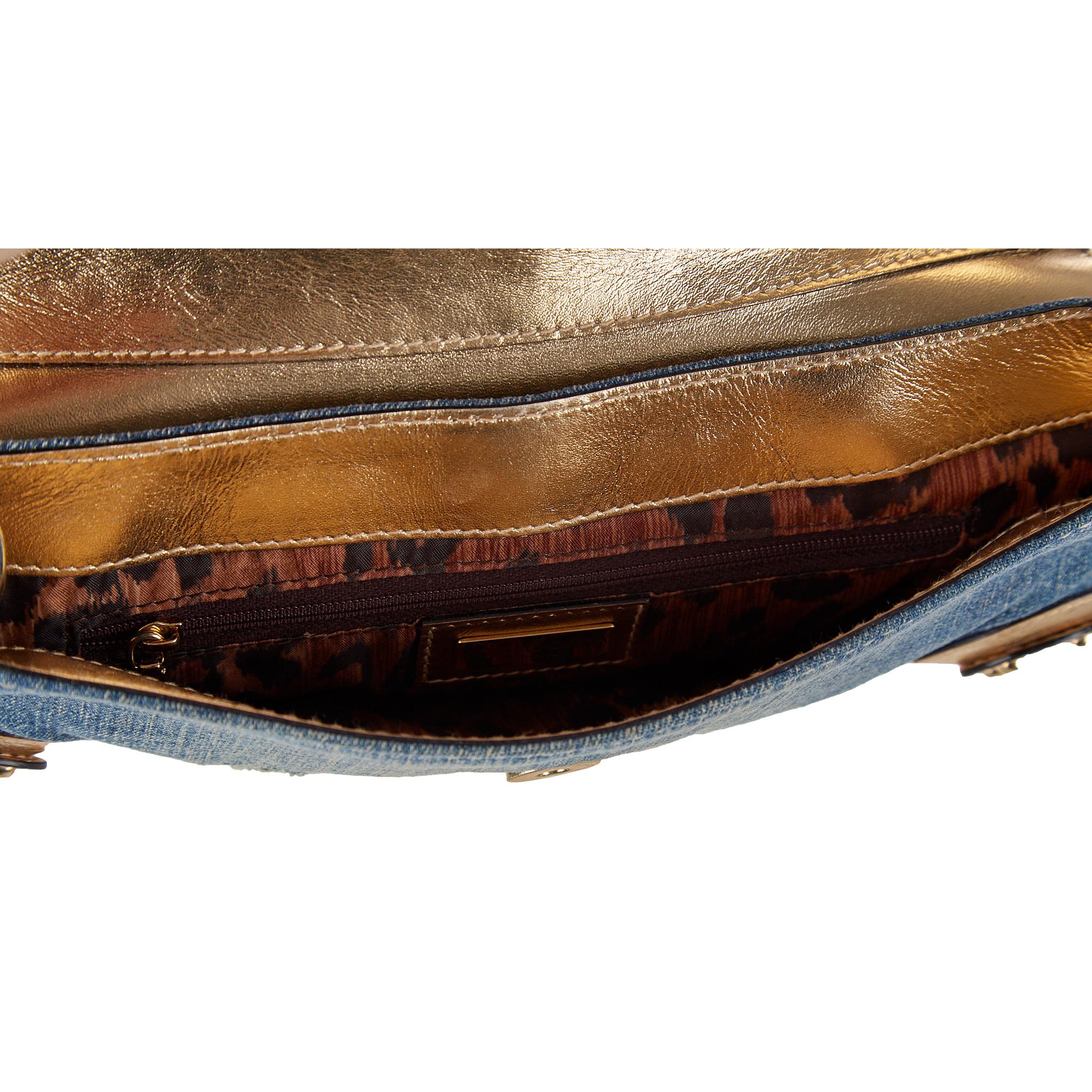 Dolce & Gabbana Denim Chain Shoulder Bag - Image 4