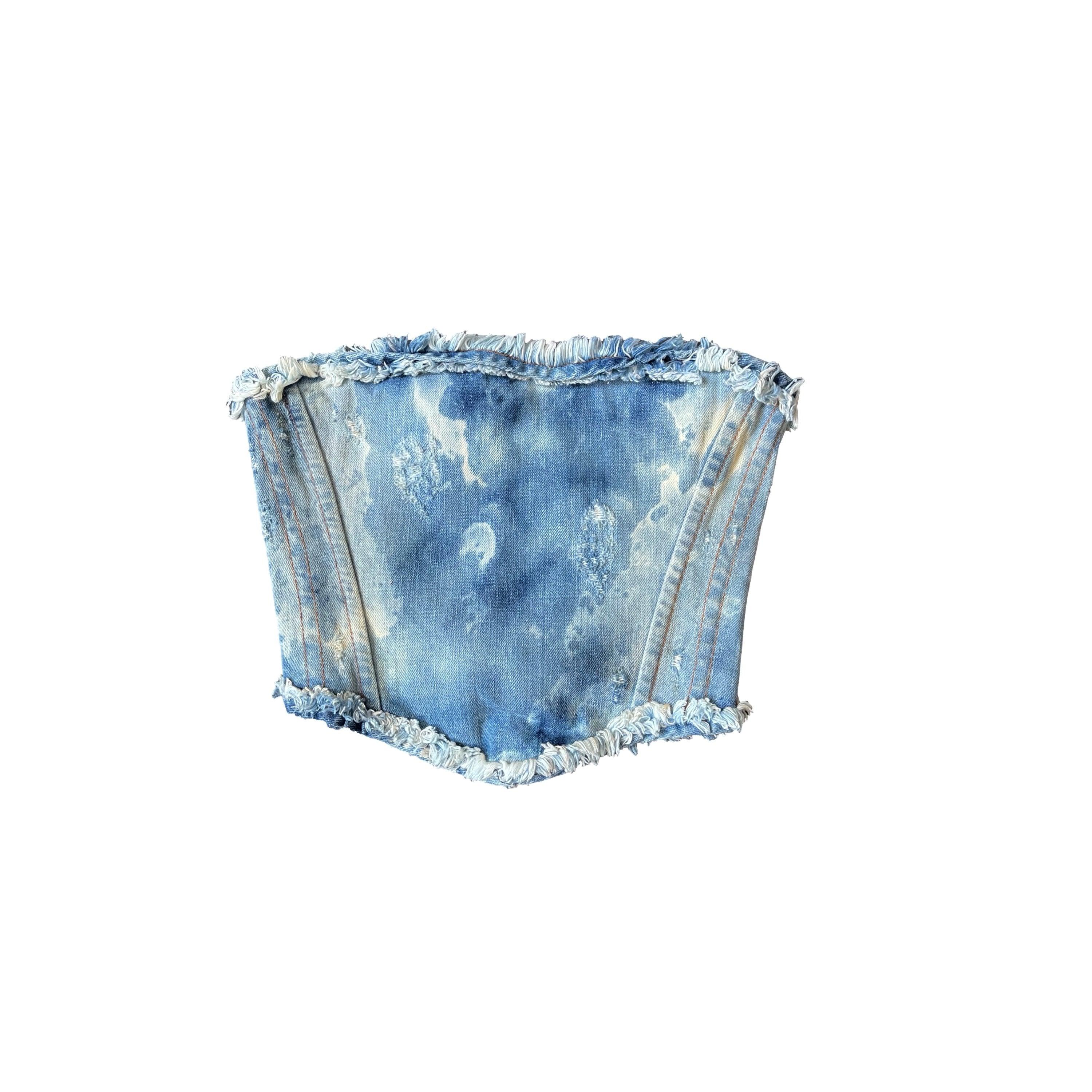Dolce & Gabbana Denim Corset