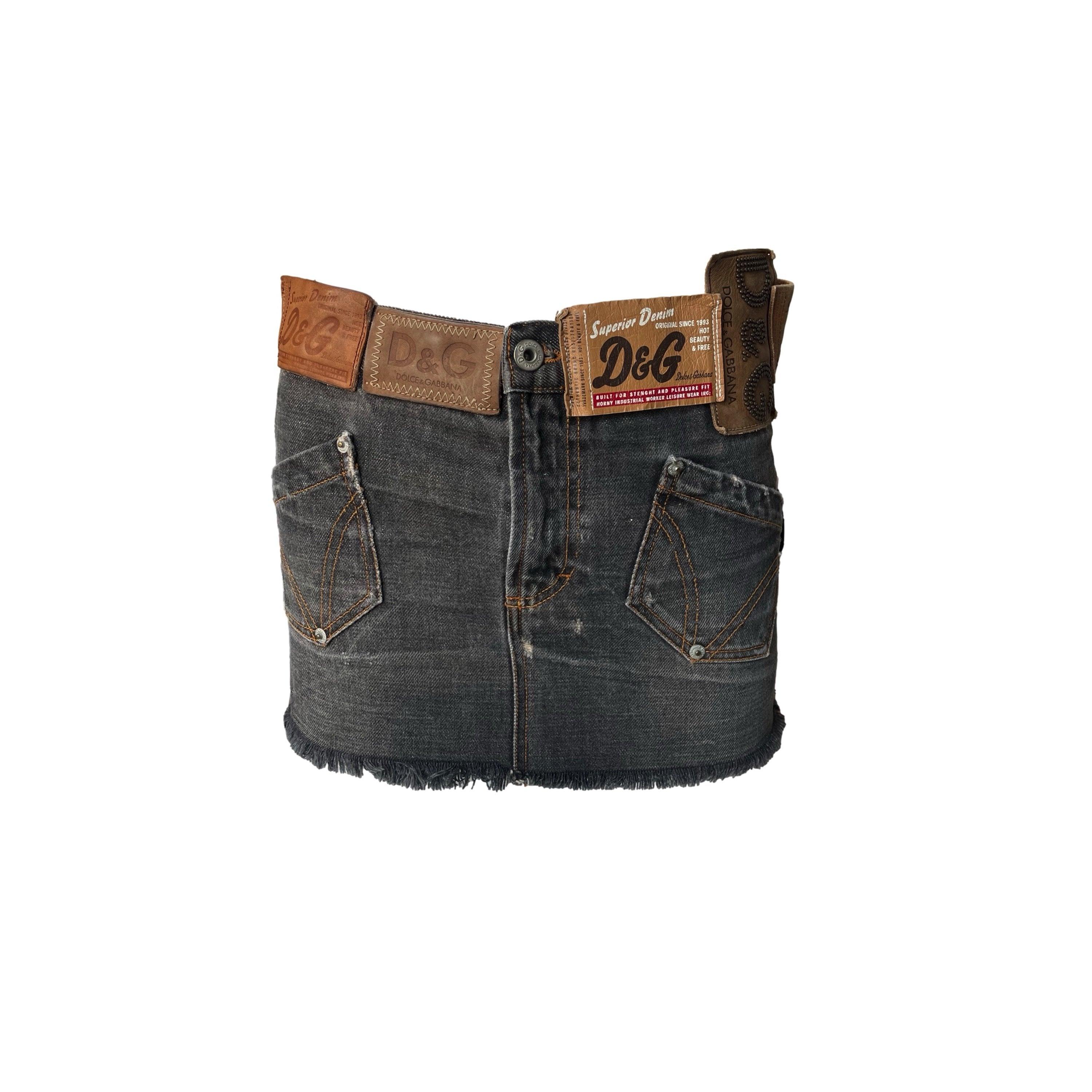 Dolce & Gabbana Denim Label Mini Skirt