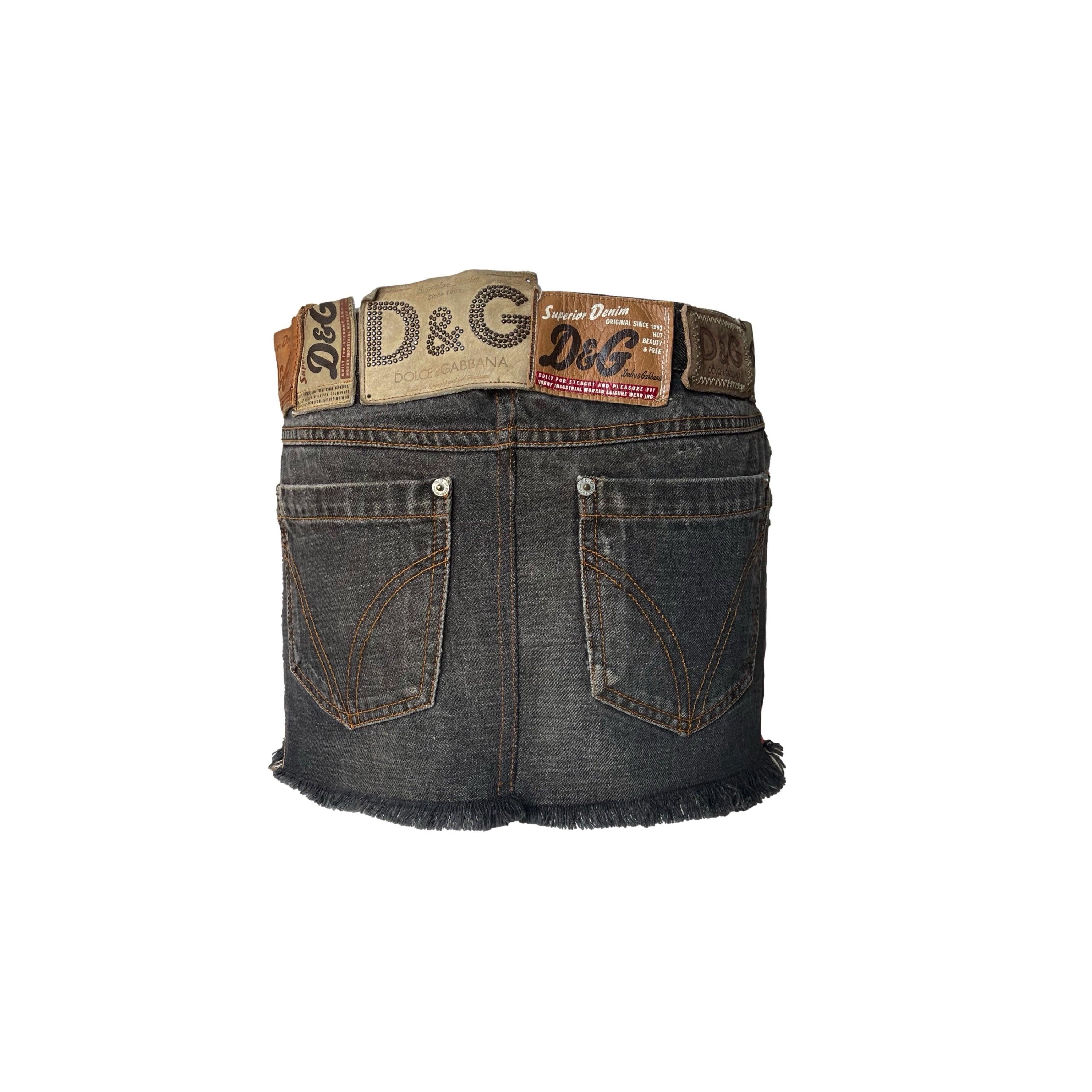Dolce & Gabbana Denim Label Mini Skirt - Image 2