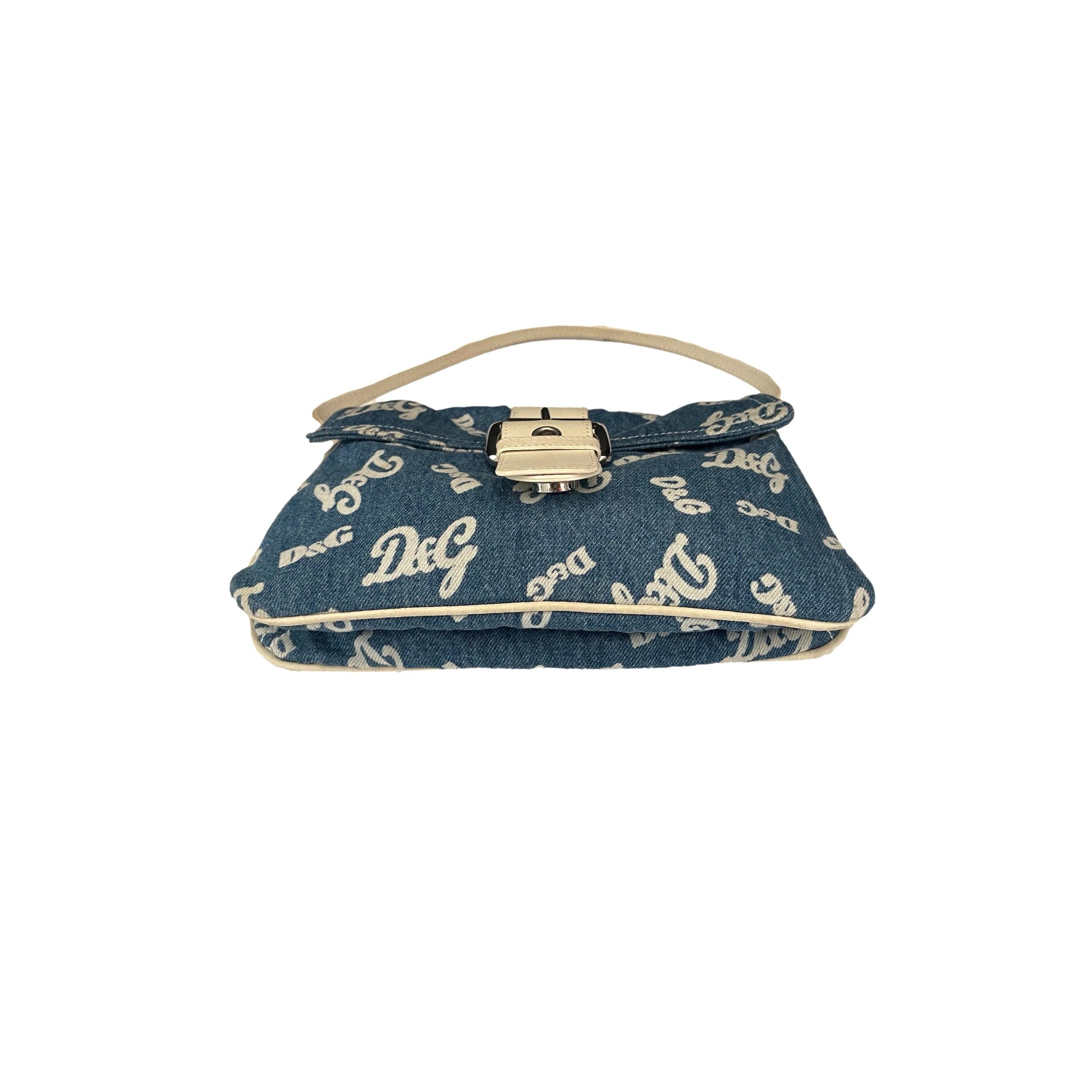 Dolce & Gabbana Denim Mini Shoulder Bag - Image 3