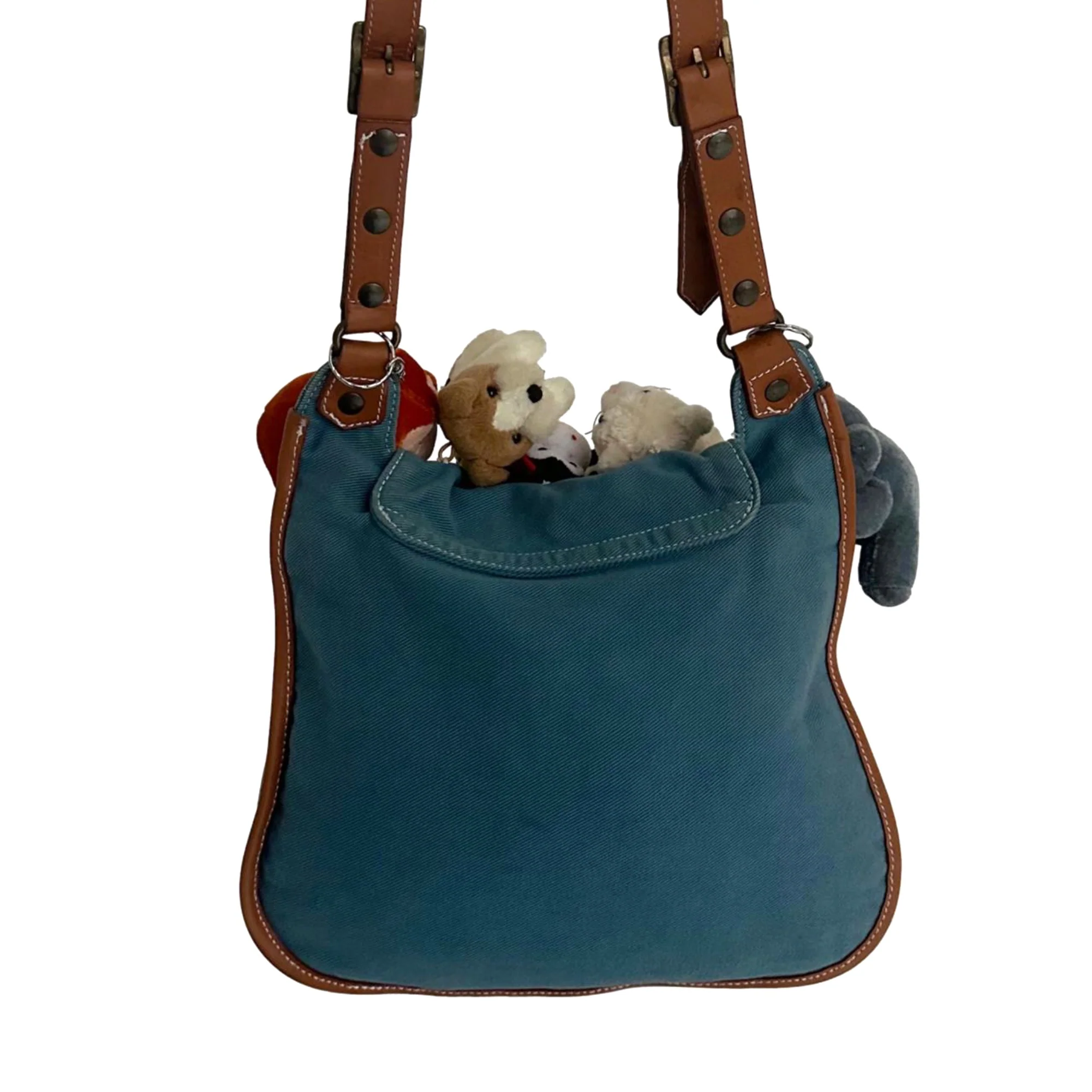 Dolce & Gabbana Denim Stuffed Animal Bag - Image 2