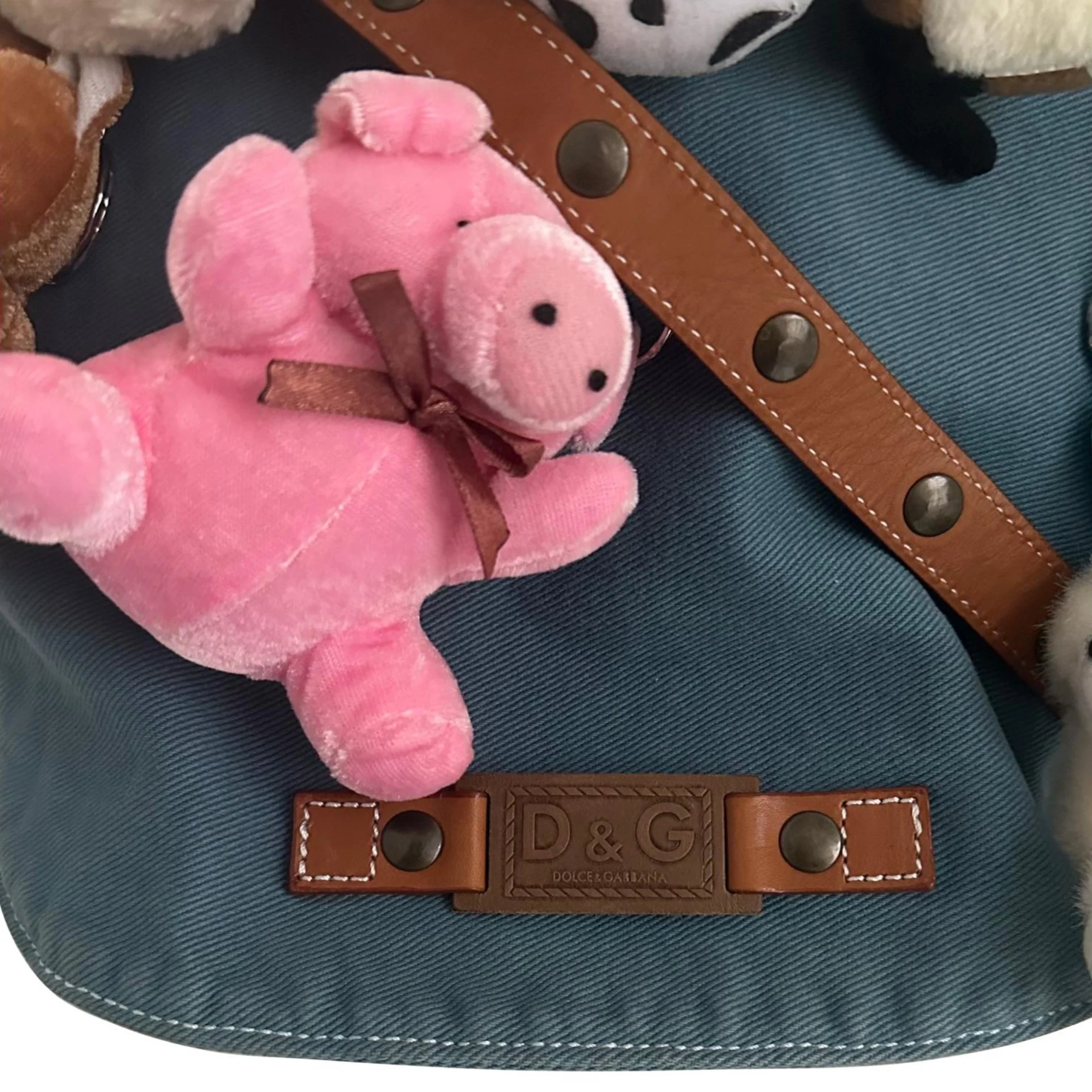 Dolce & Gabbana Denim Stuffed Animal Bag - Image 3