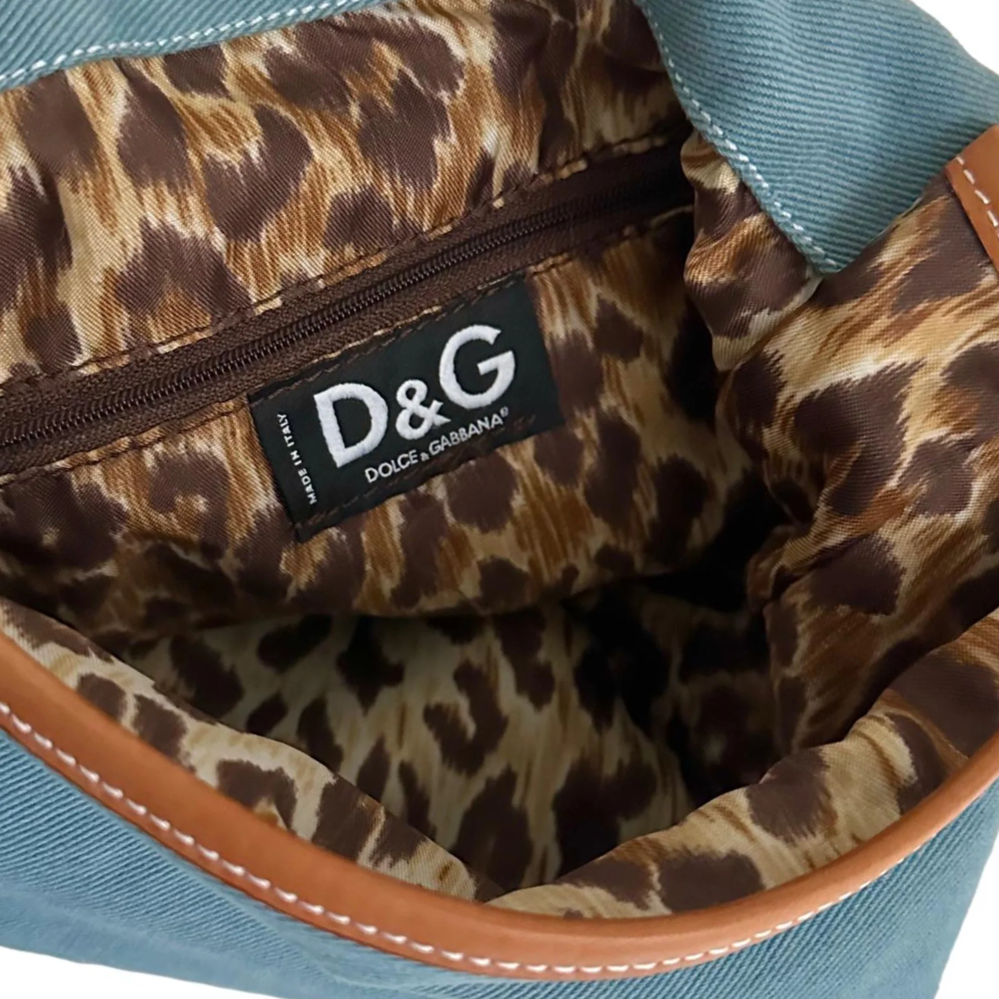 Dolce & Gabbana Denim Stuffed Animal Bag - Image 4