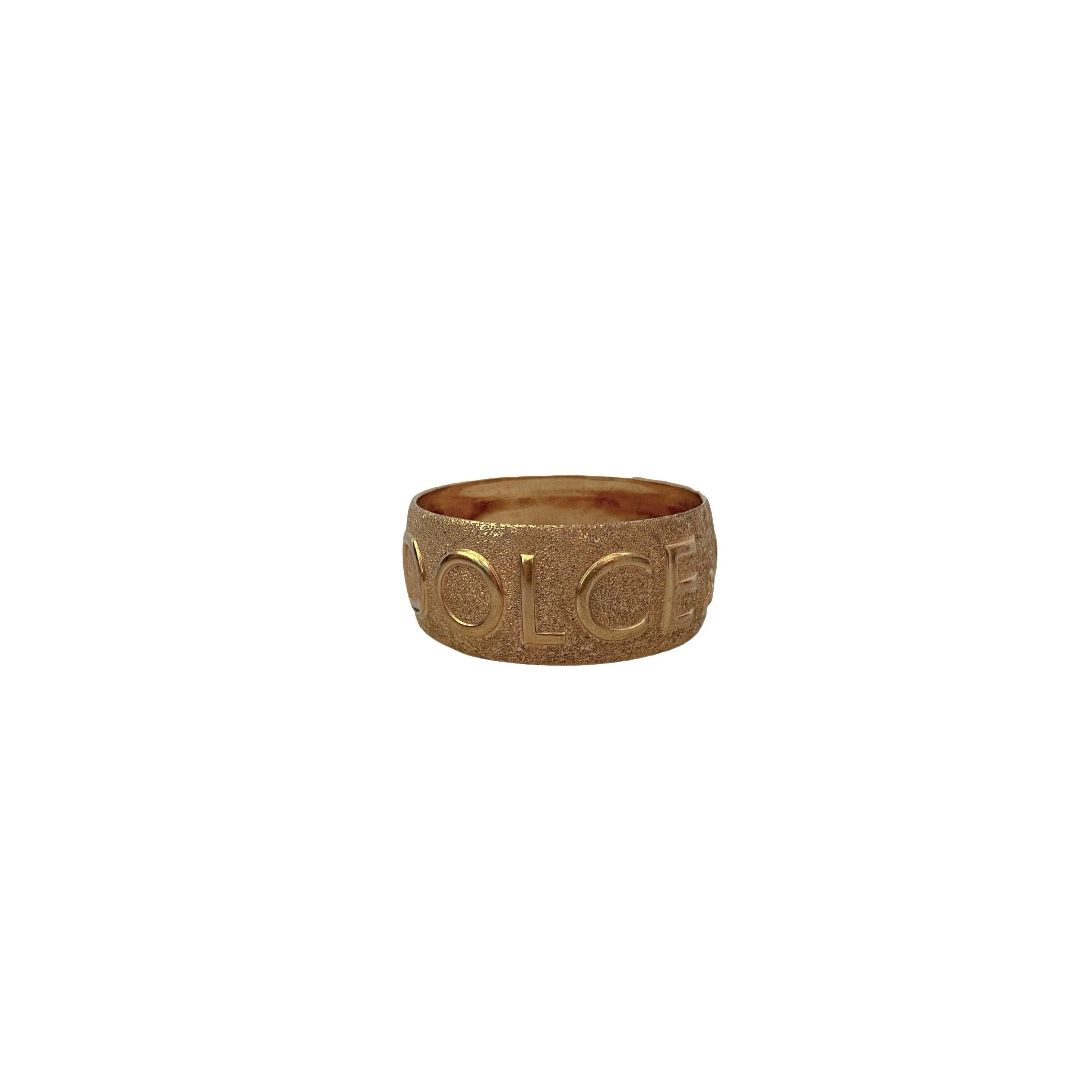 Dolce & Gabbana Gold Bangle Bracelet