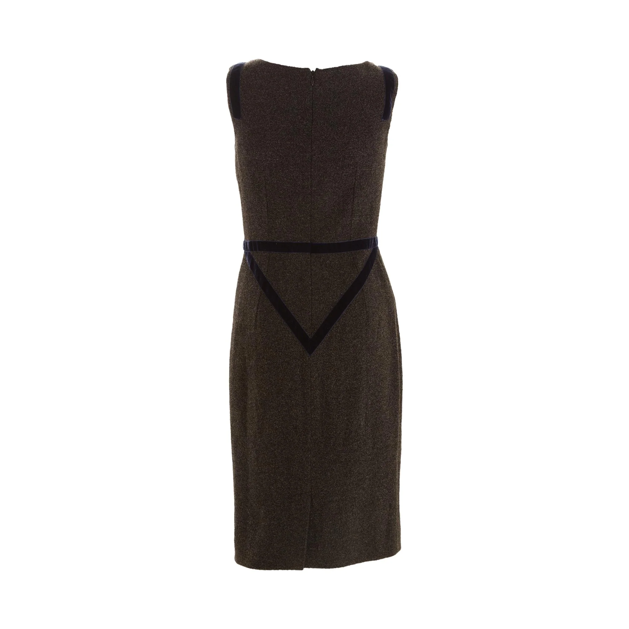 Dolce & Gabbana Grey Wool Dress - Image 2