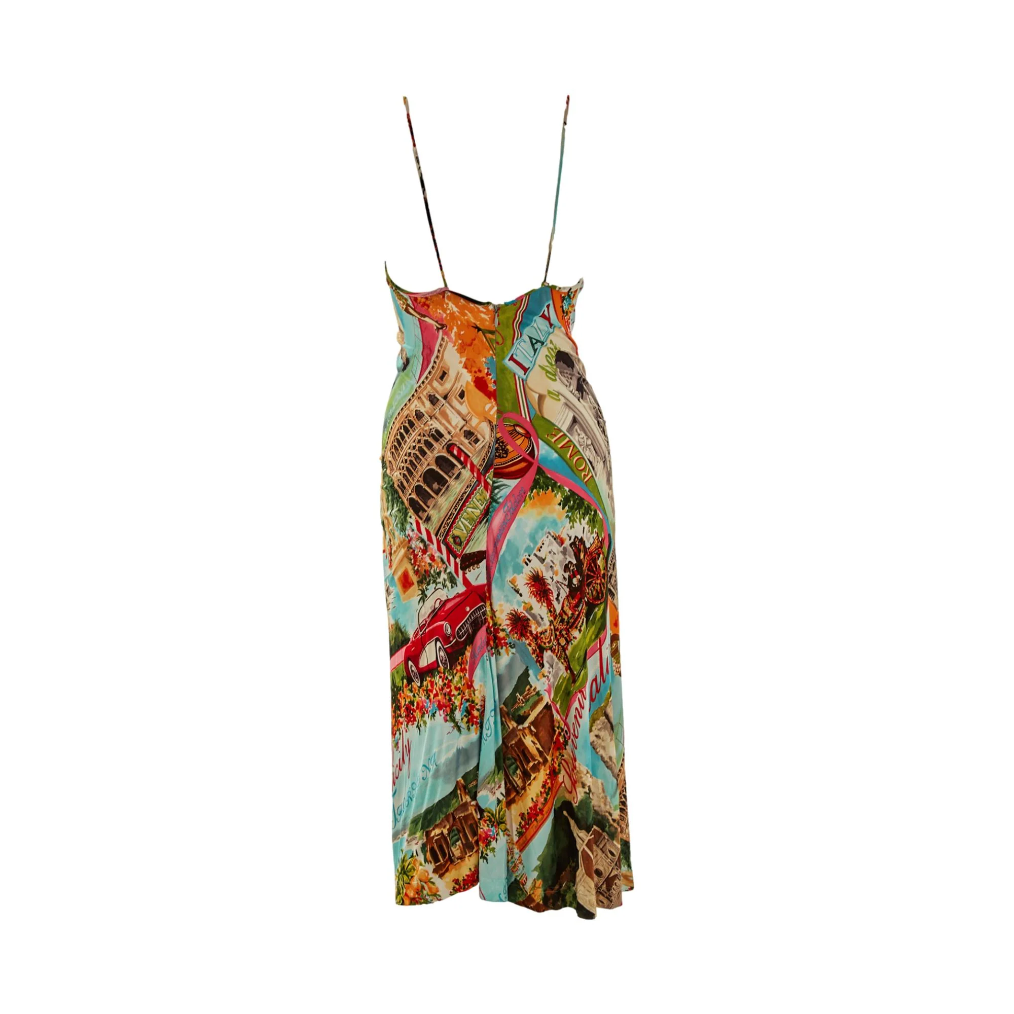 Dolce & Gabbana Italy Print Dress - Image 2