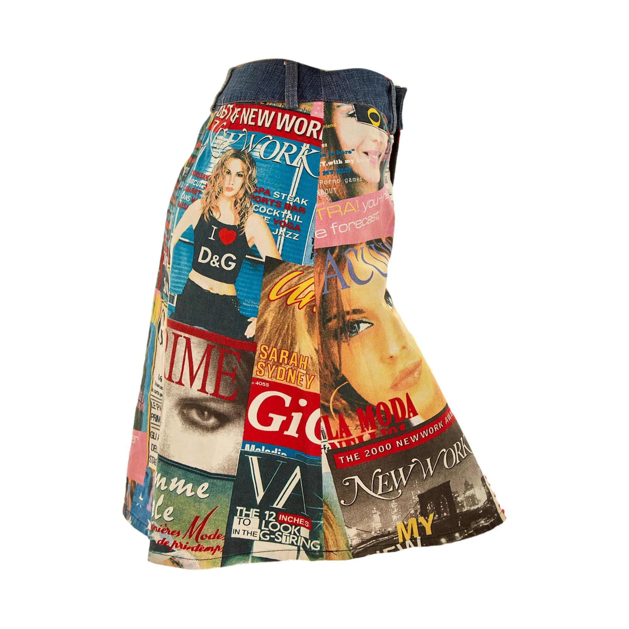 Dolce & Gabbana Magazine Print Skirt - Image 3