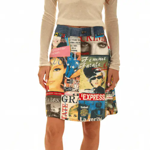 Dolce & Gabbana Magazine Print Skirt - Image 4