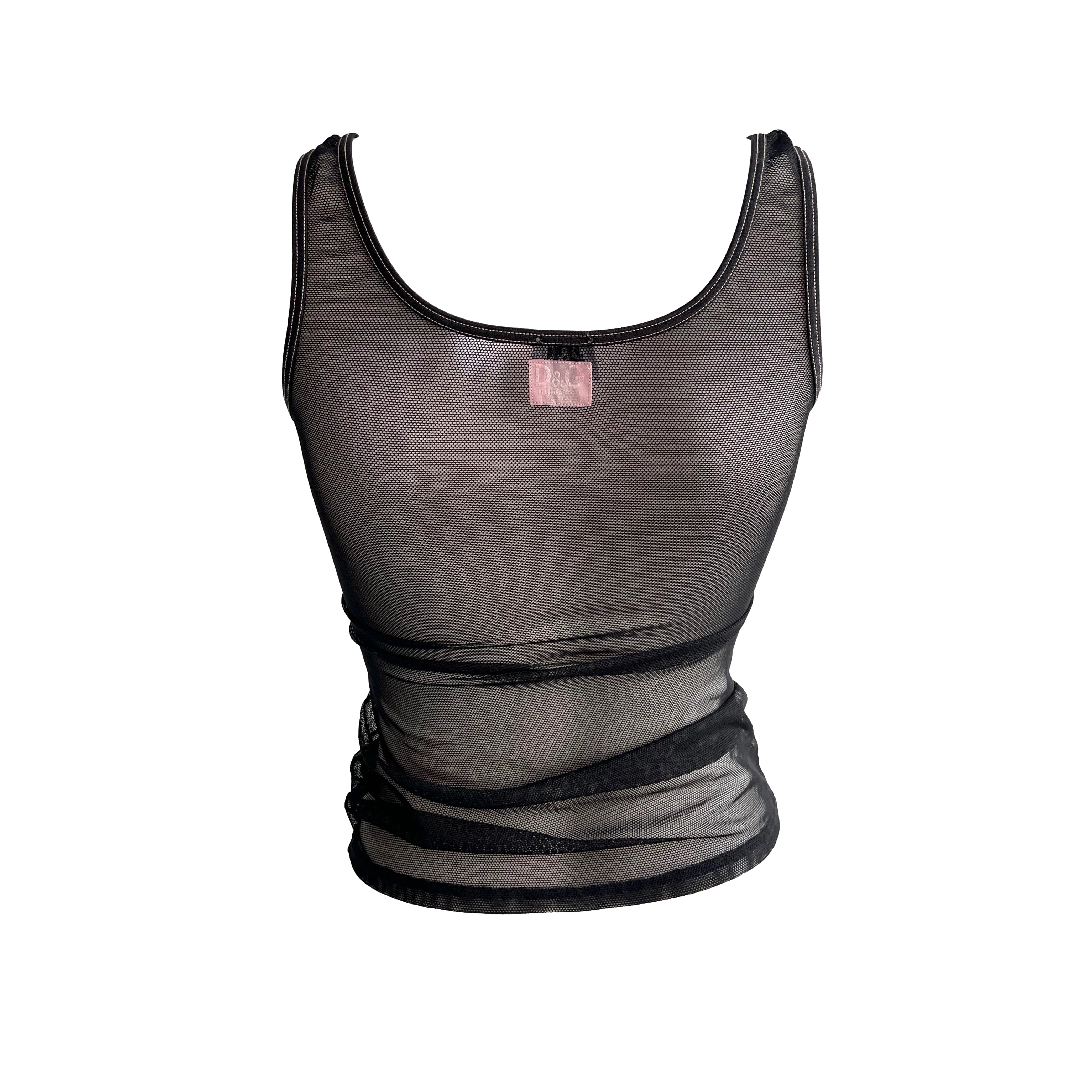 Dolce & Gabbana Mesh Tank Top - Image 2