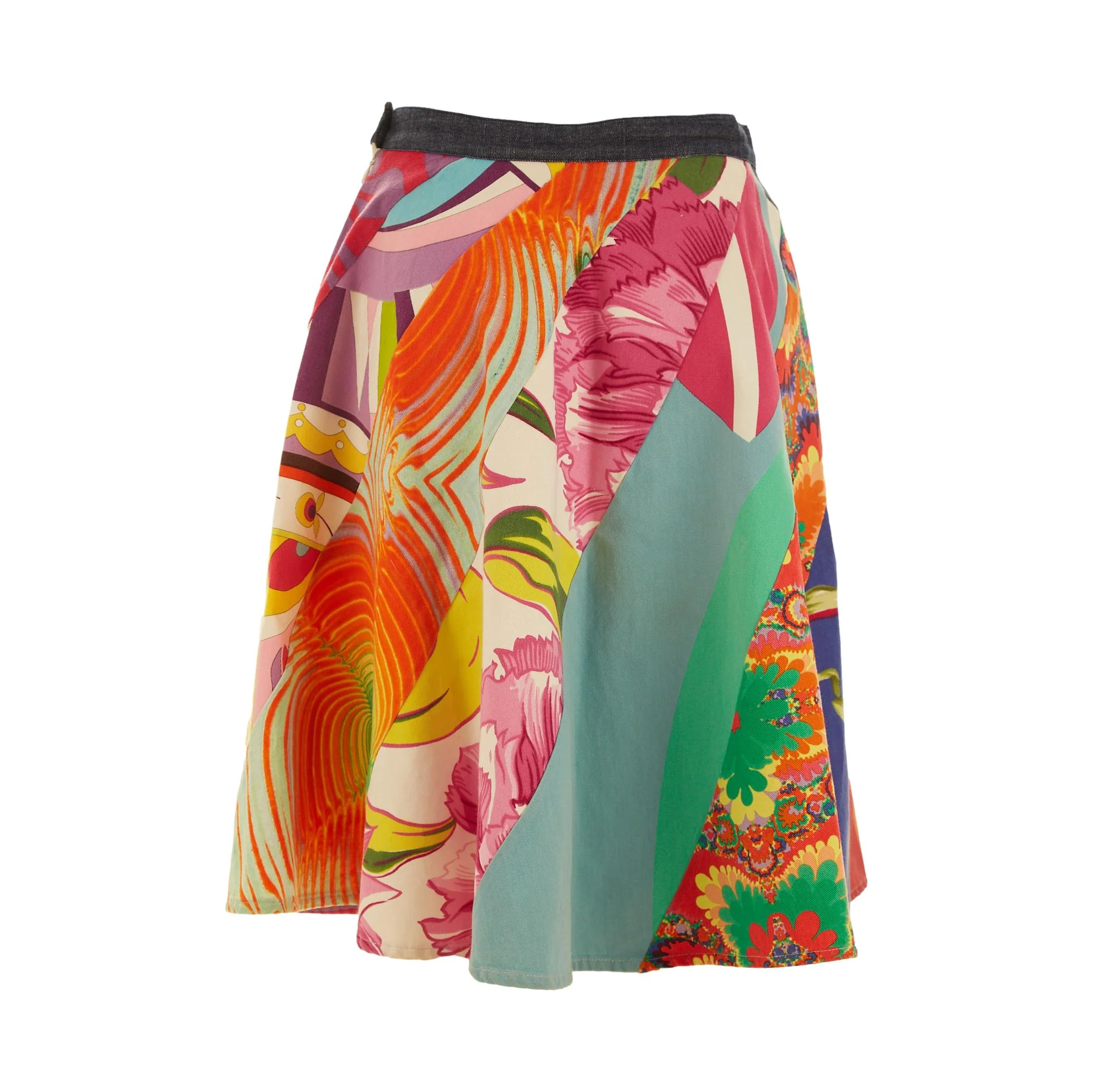 Dolce & Gabbana Multicolor Floral Print Skirt - Image 2