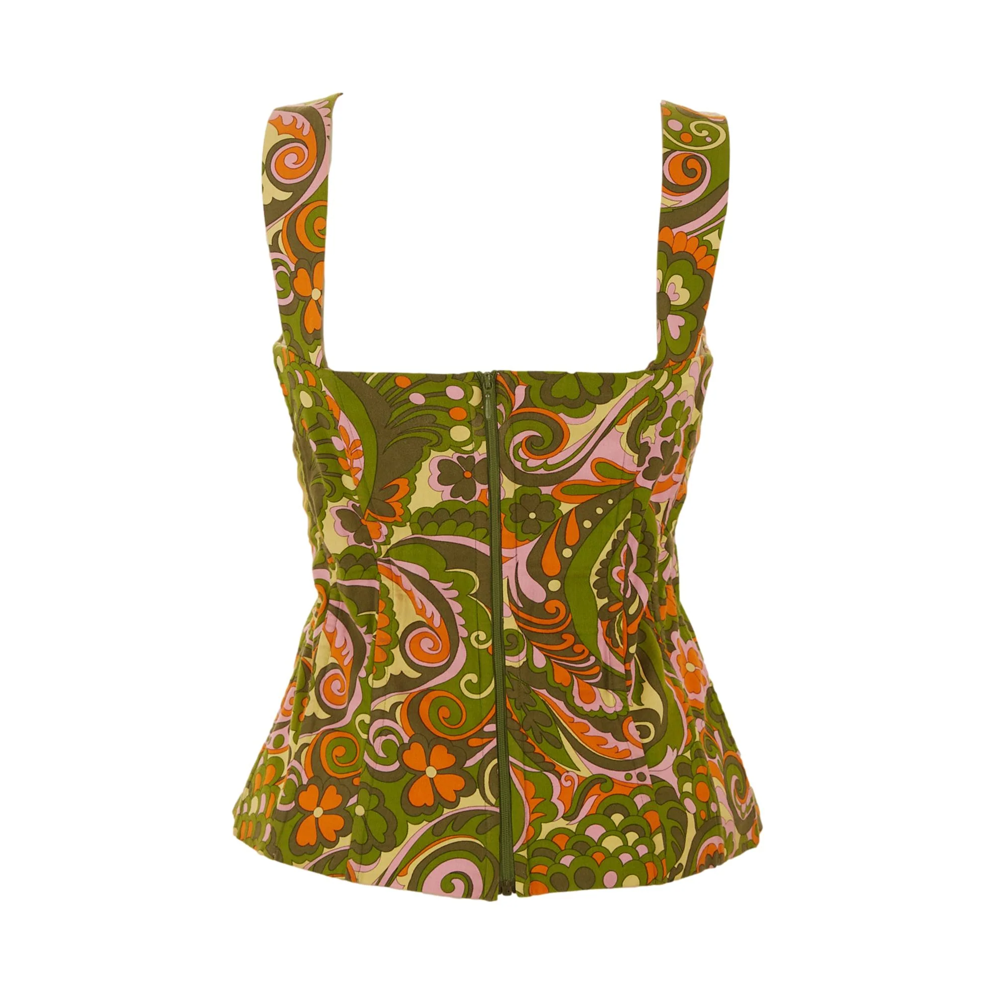 Dolce & Gabbana Multicolor Print Corset - Image 2