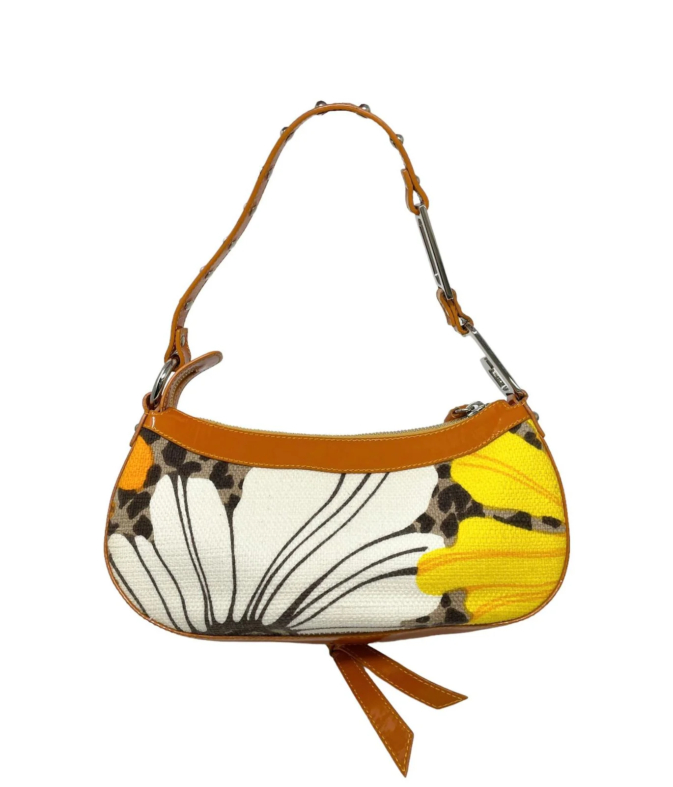 Dolce & Gabbana Orange Cheetah Print Shoulder Bag - Image 2