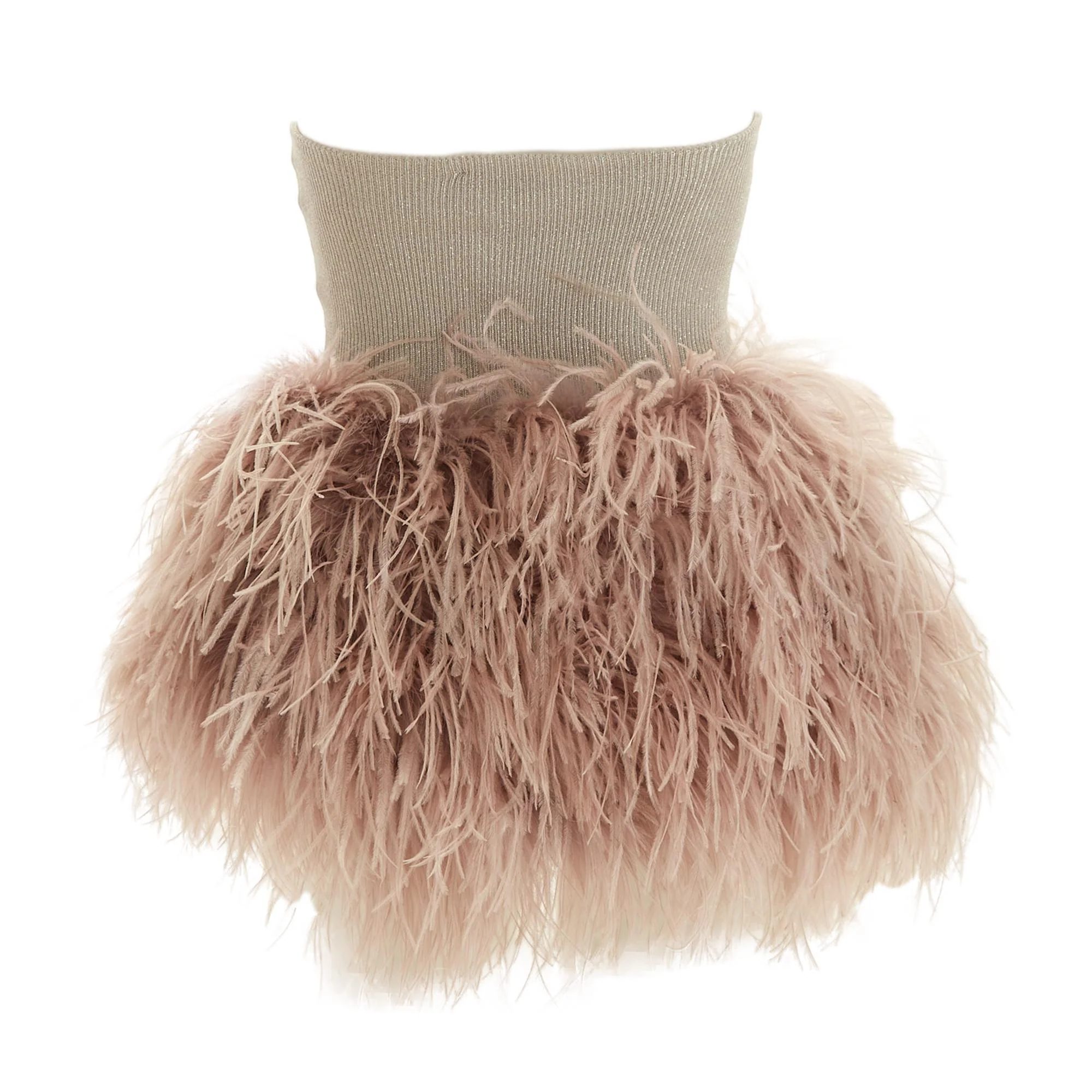 Dolce & Gabbana Feather Tube Top - Image 2
