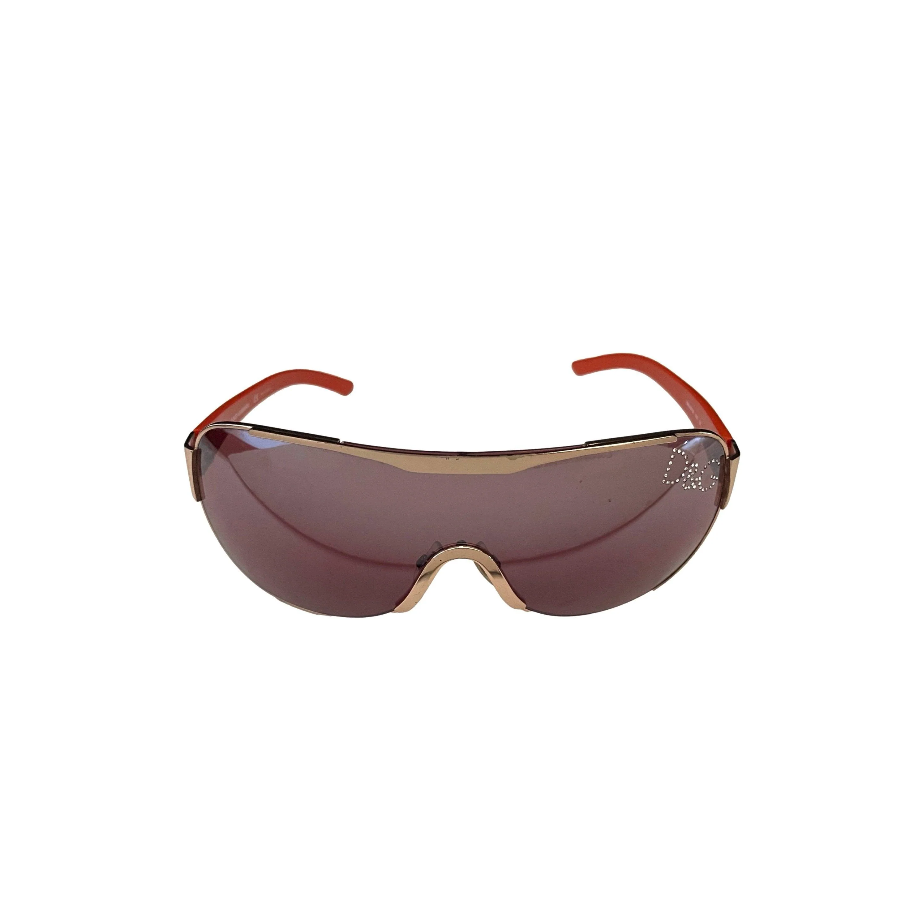 Dolce & Gabbana Purple Jumbo Sunglasses