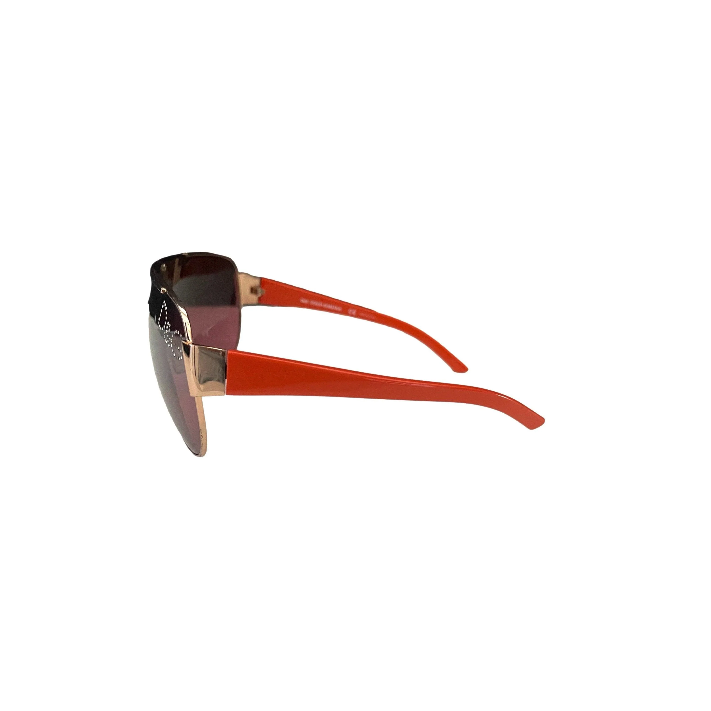 Dolce & Gabbana Purple Jumbo Sunglasses - Image 2