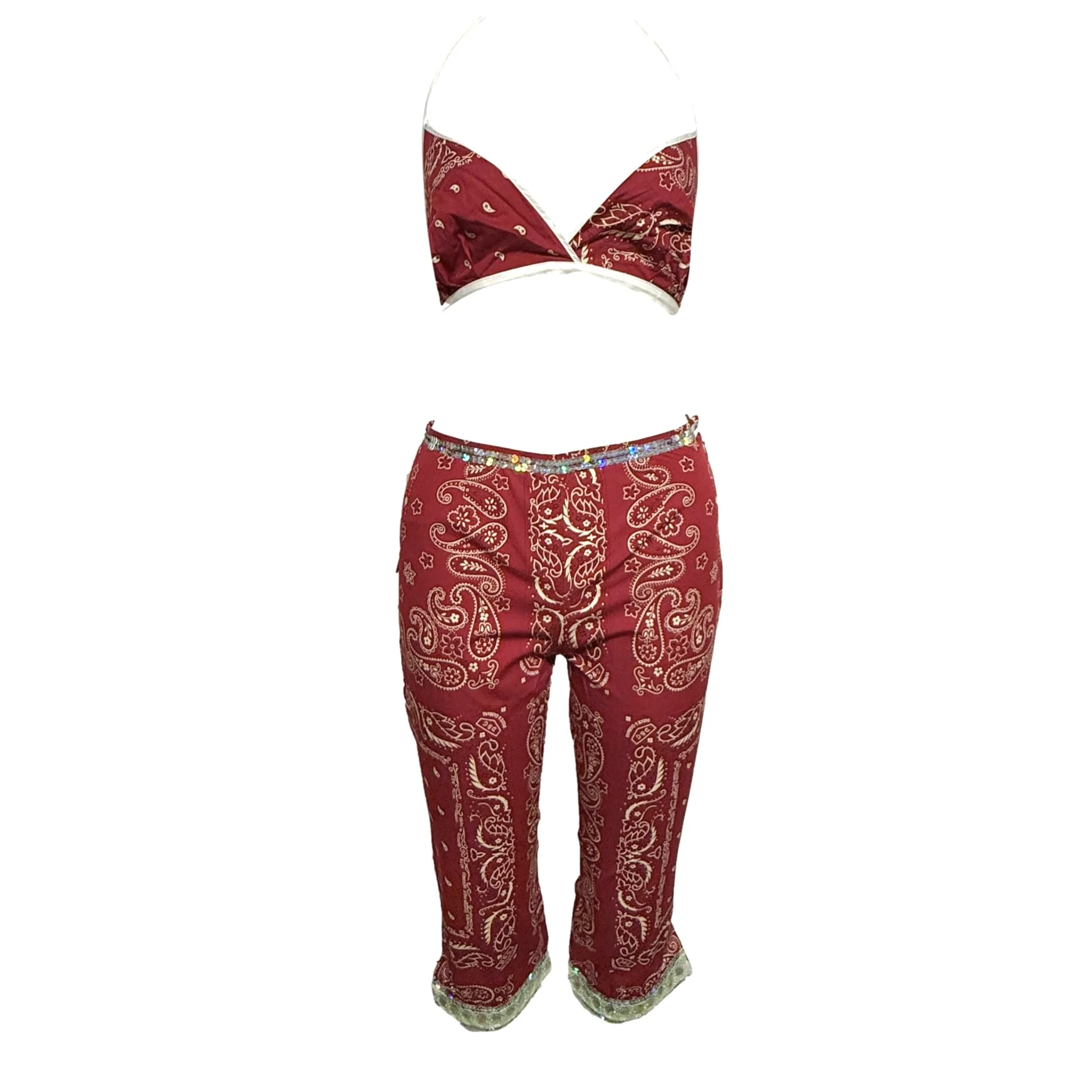 Dolce & Gabbana Red Bandana Set