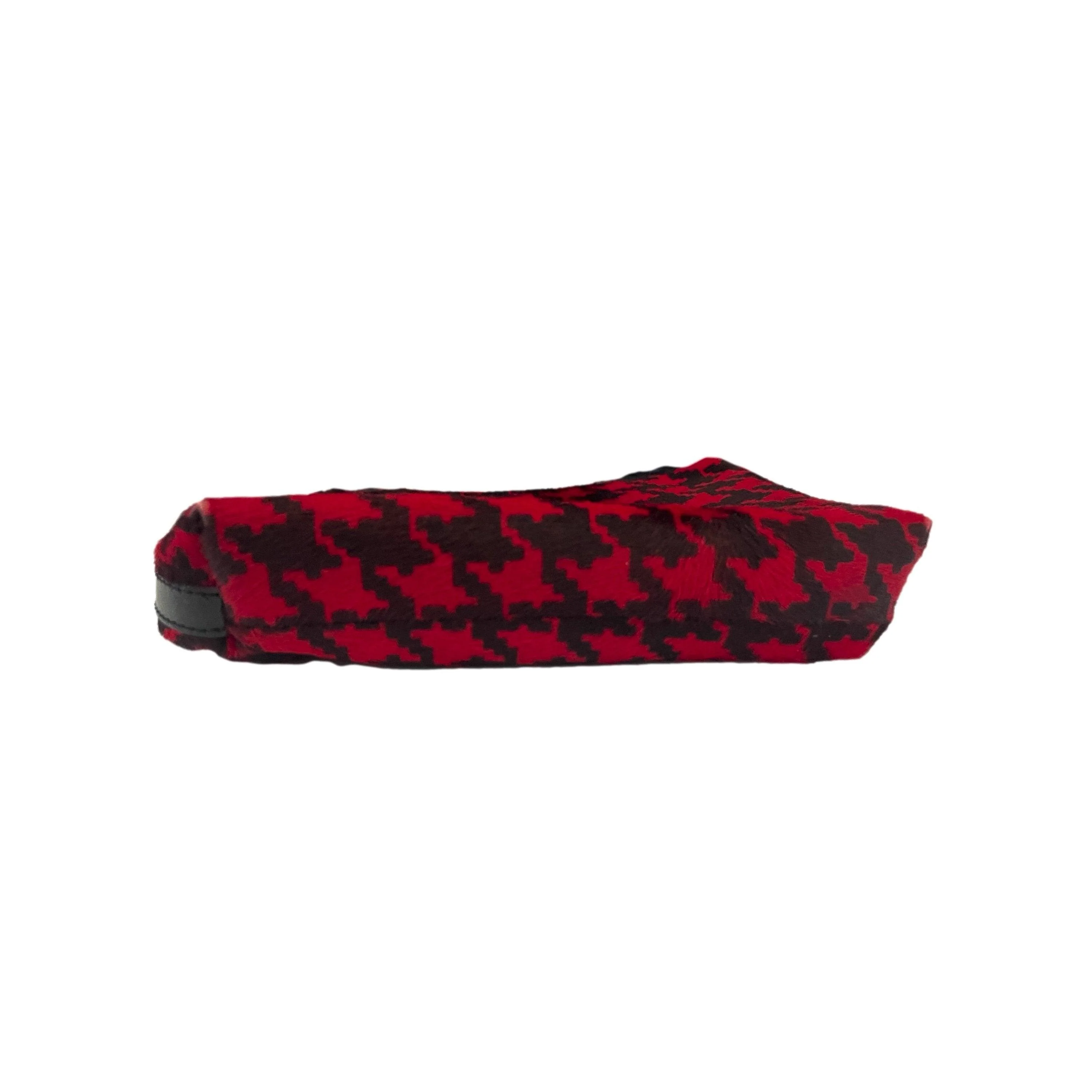 Dolce & Gabbana Red Houndstooth Mini Bag - Image 2