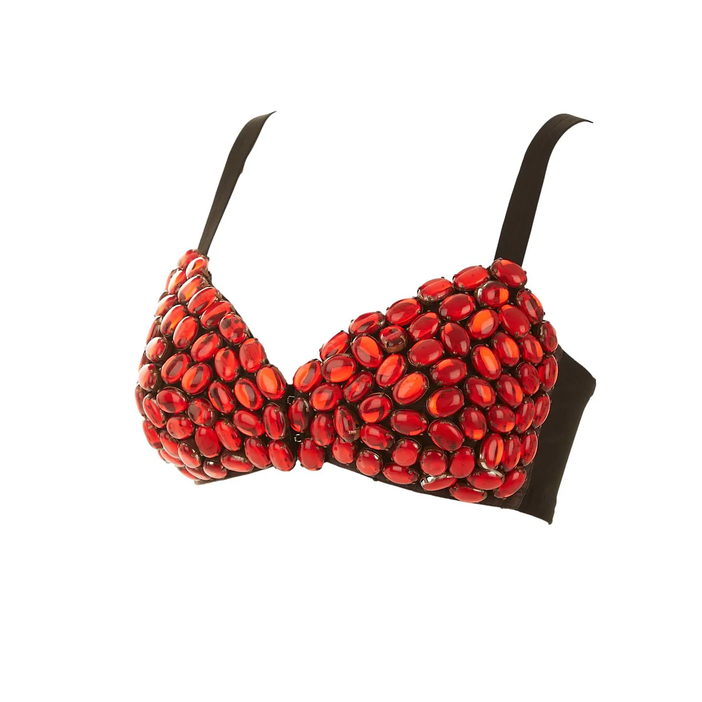 Dolce & Gabbana Red Gem Bra Top - Image 3