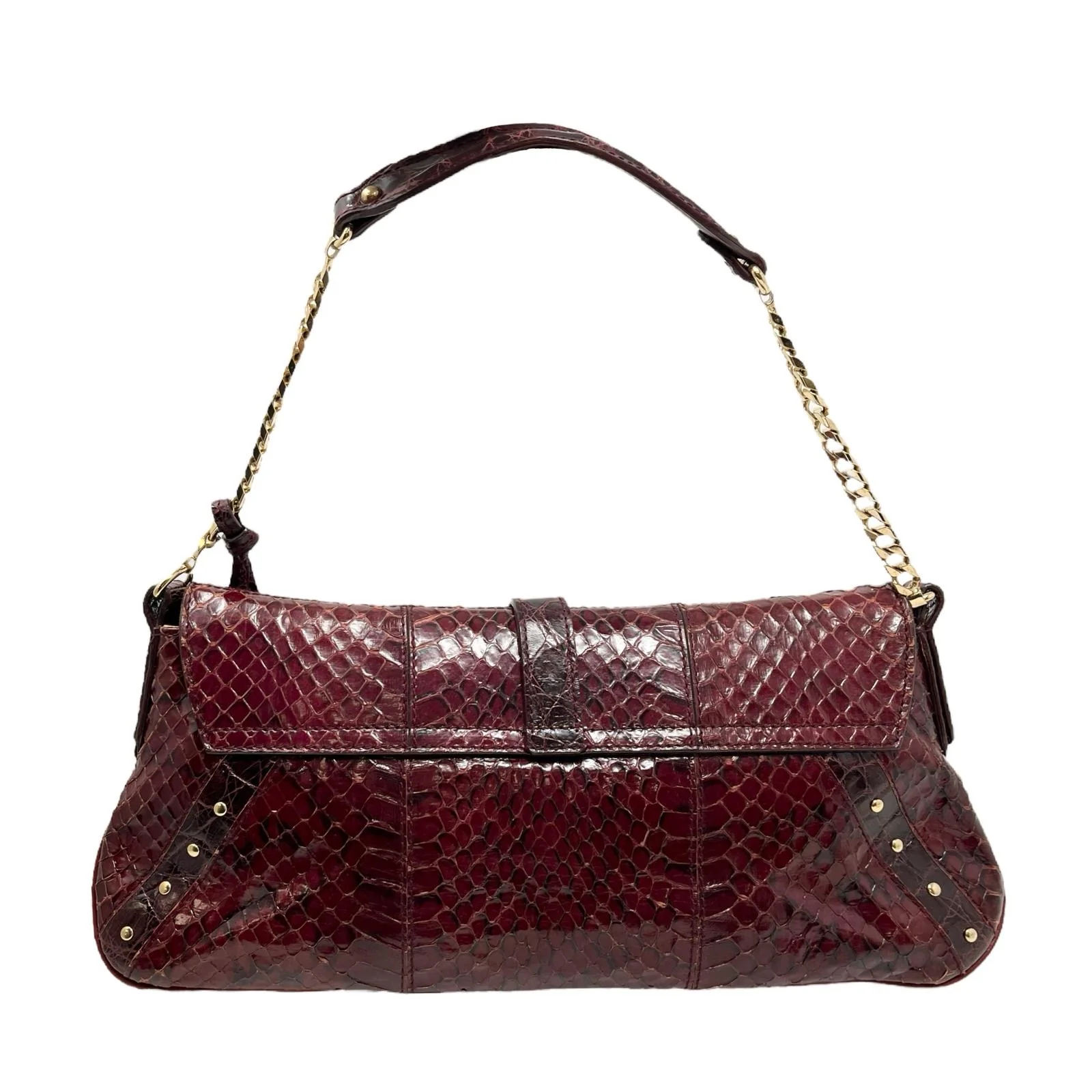 Dolce & Gabbana Red Snakeskin Shoulder Bag - Image 2