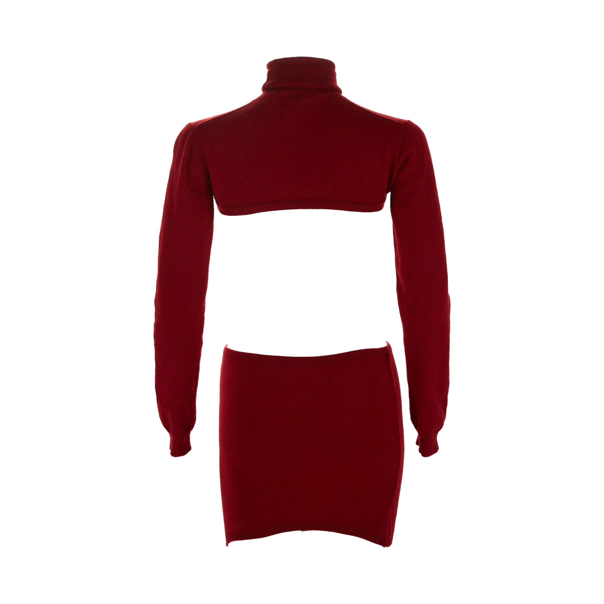 Dolce & Gabbana Red Sweater Set - Image 4