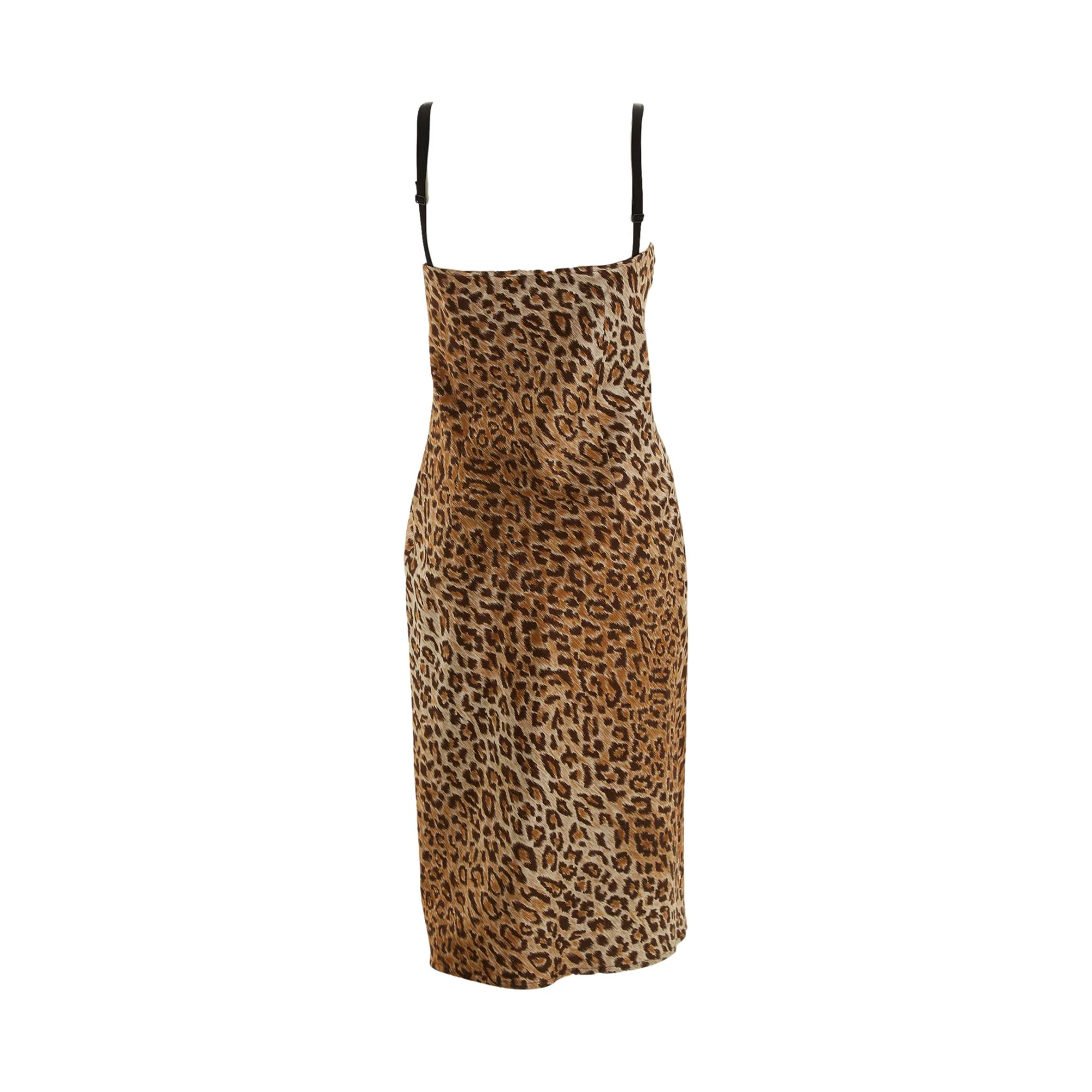 Dolce & Gabbana Silk Cheetah Print Dress - Image 3