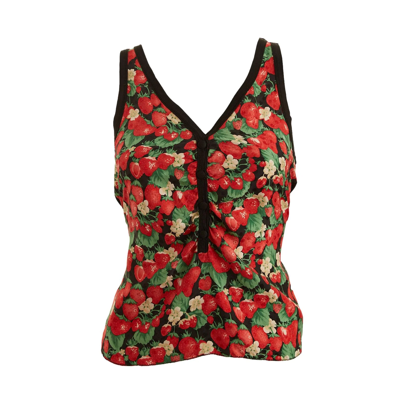 Dolce & Gabbana Strawberry Print Tank