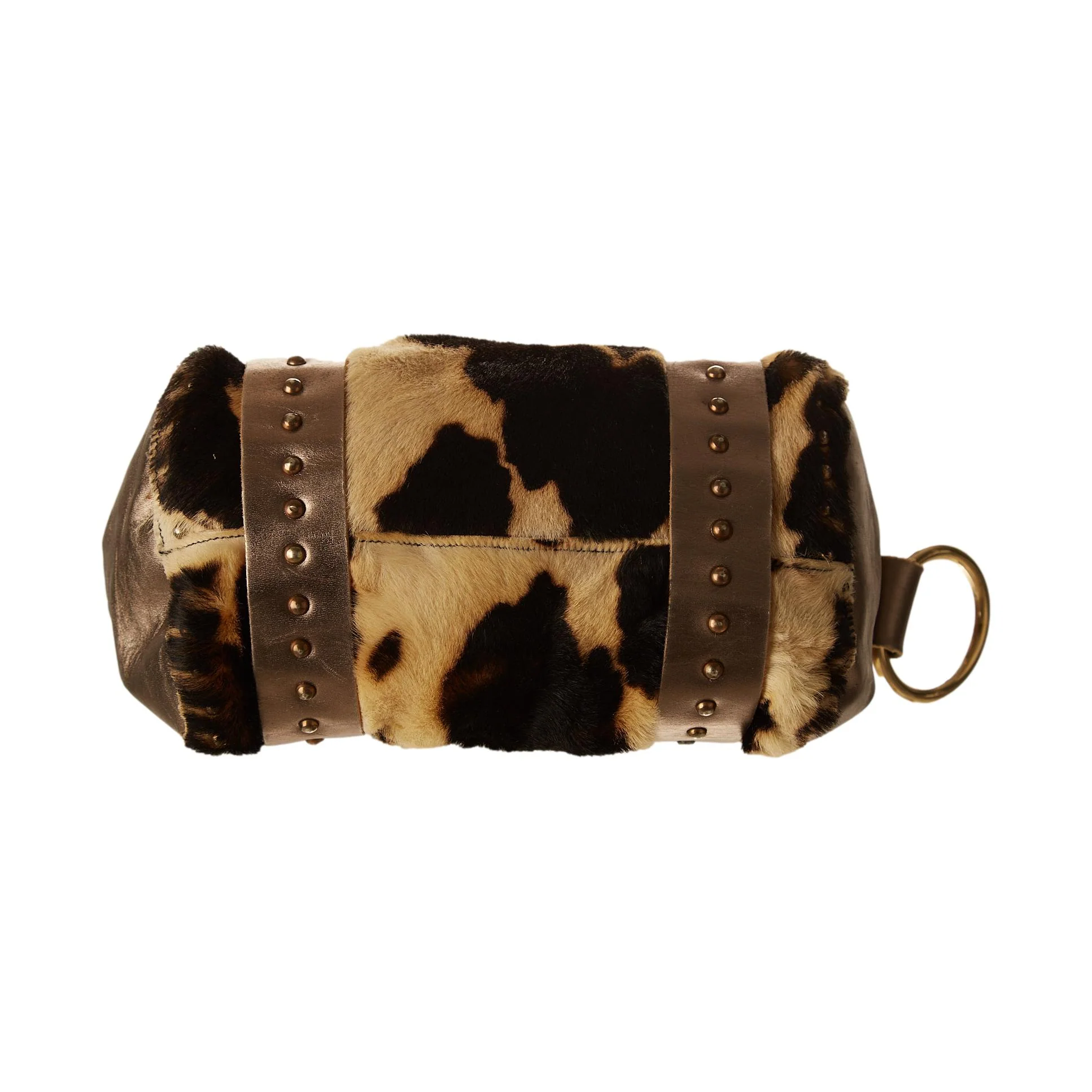 Dolce & Gabbana Studded Calf Hair Shoulder Bag - Image 3