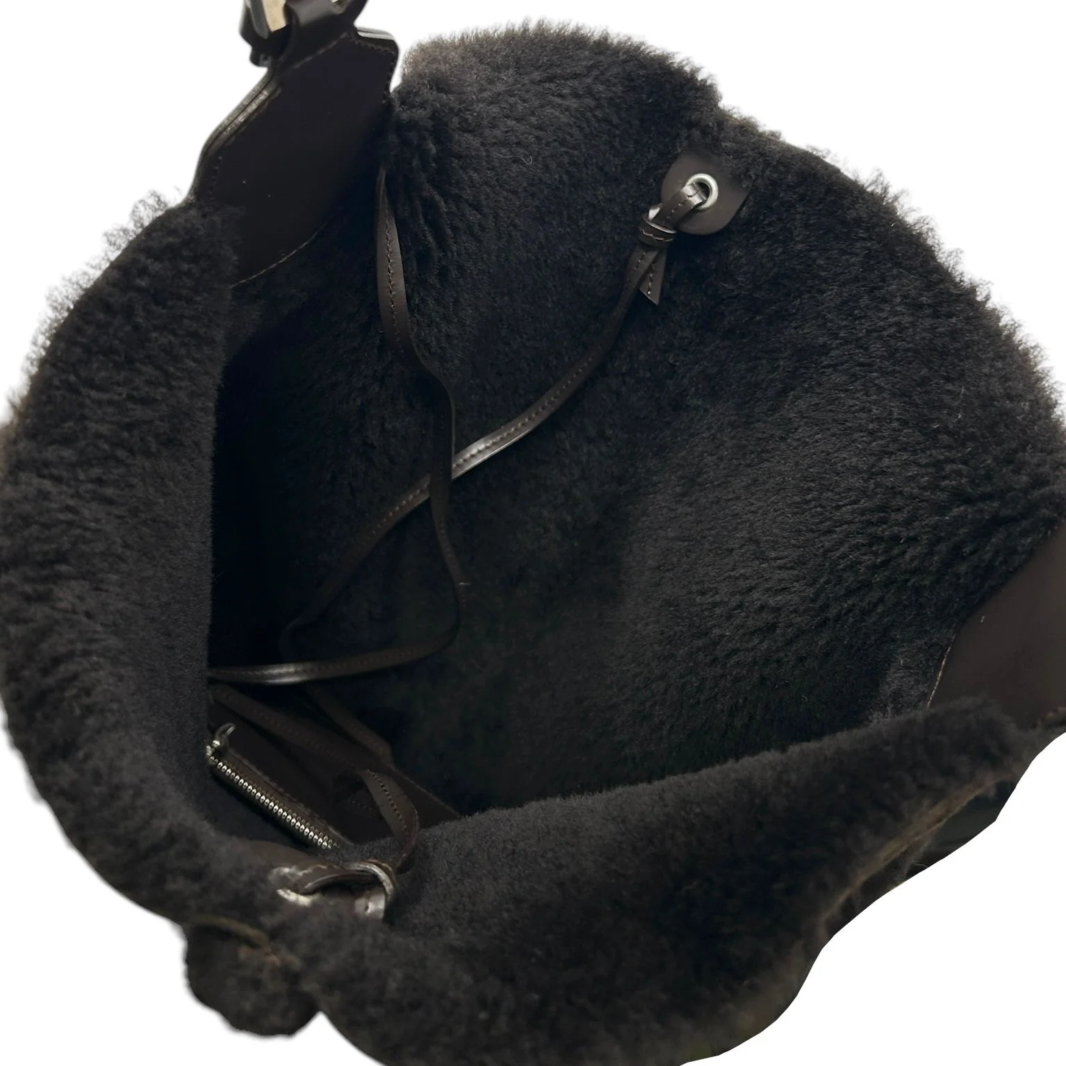 Dolce & Gabbana Suede Logo Shoulder Bag - Image 4