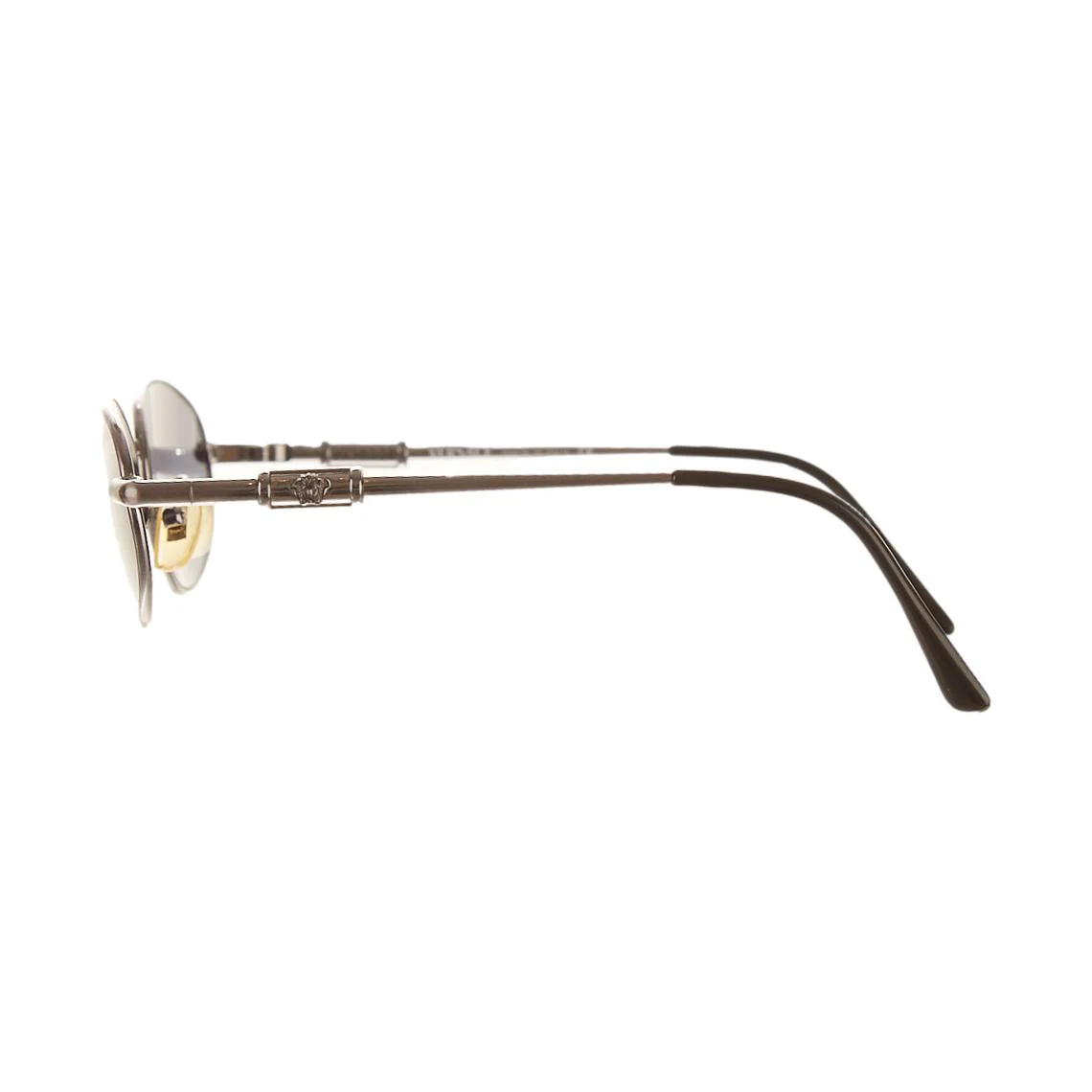 Versace Black Oval Sunglasses - Image 3