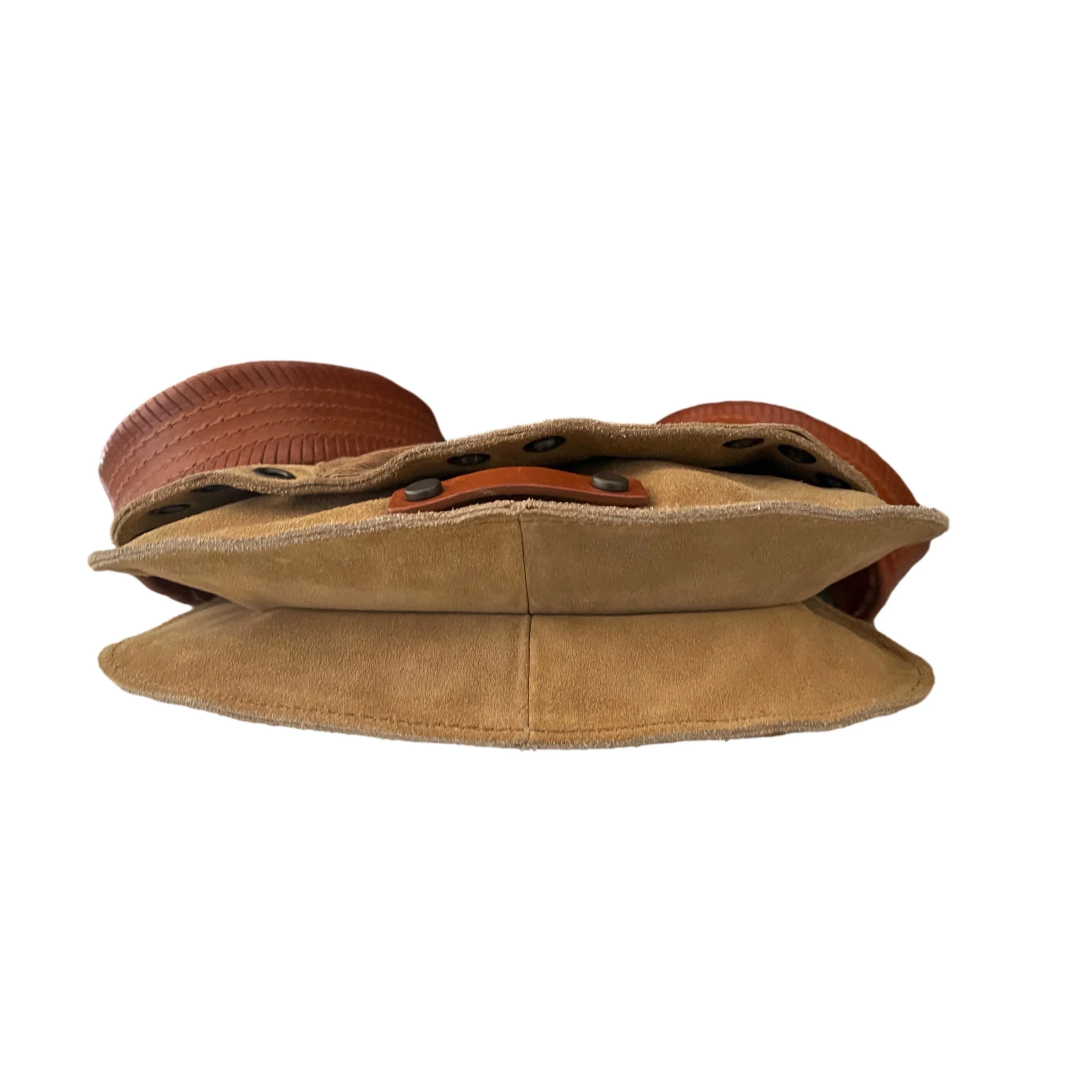 Dolce & Gabbana Tan Butterfly Suede Shoulder Bag - Image 3