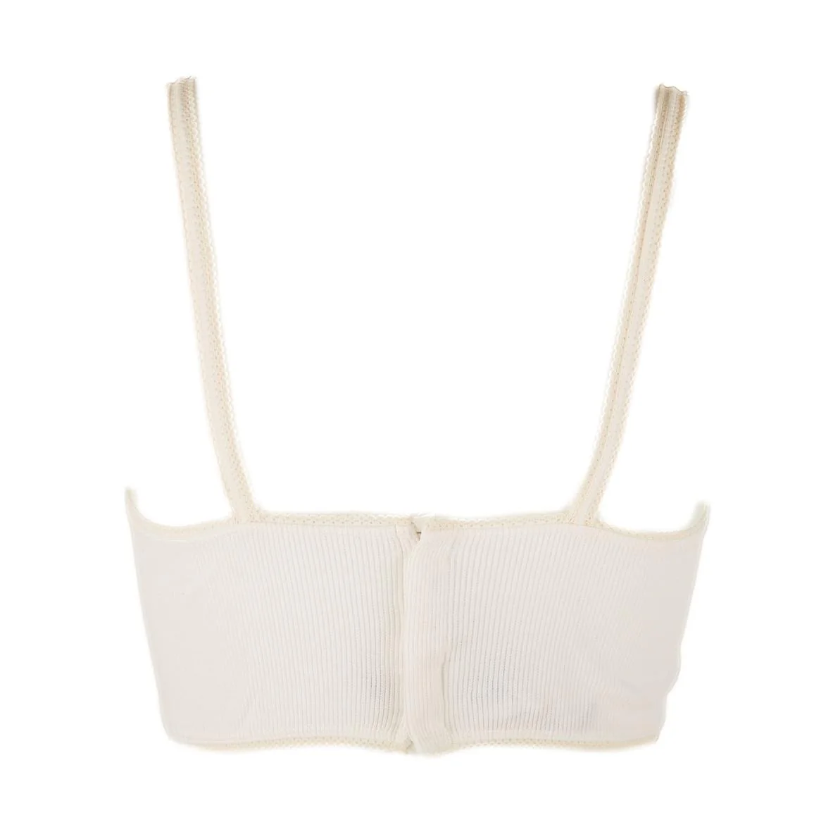 Dolce & Gabbana White Logo Bralette - Image 2