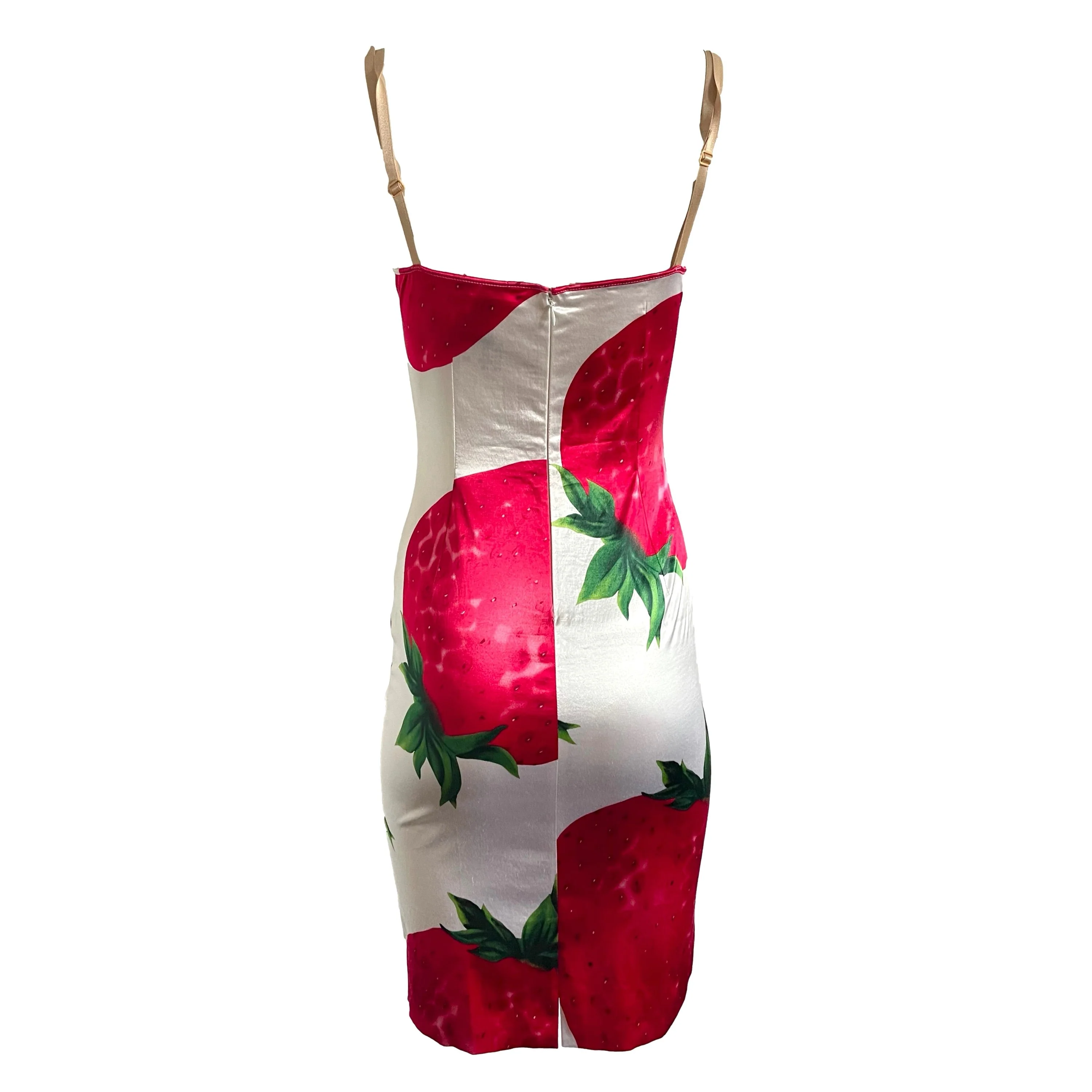 Dolce & Gabbana White Strawberry Dress - Image 2