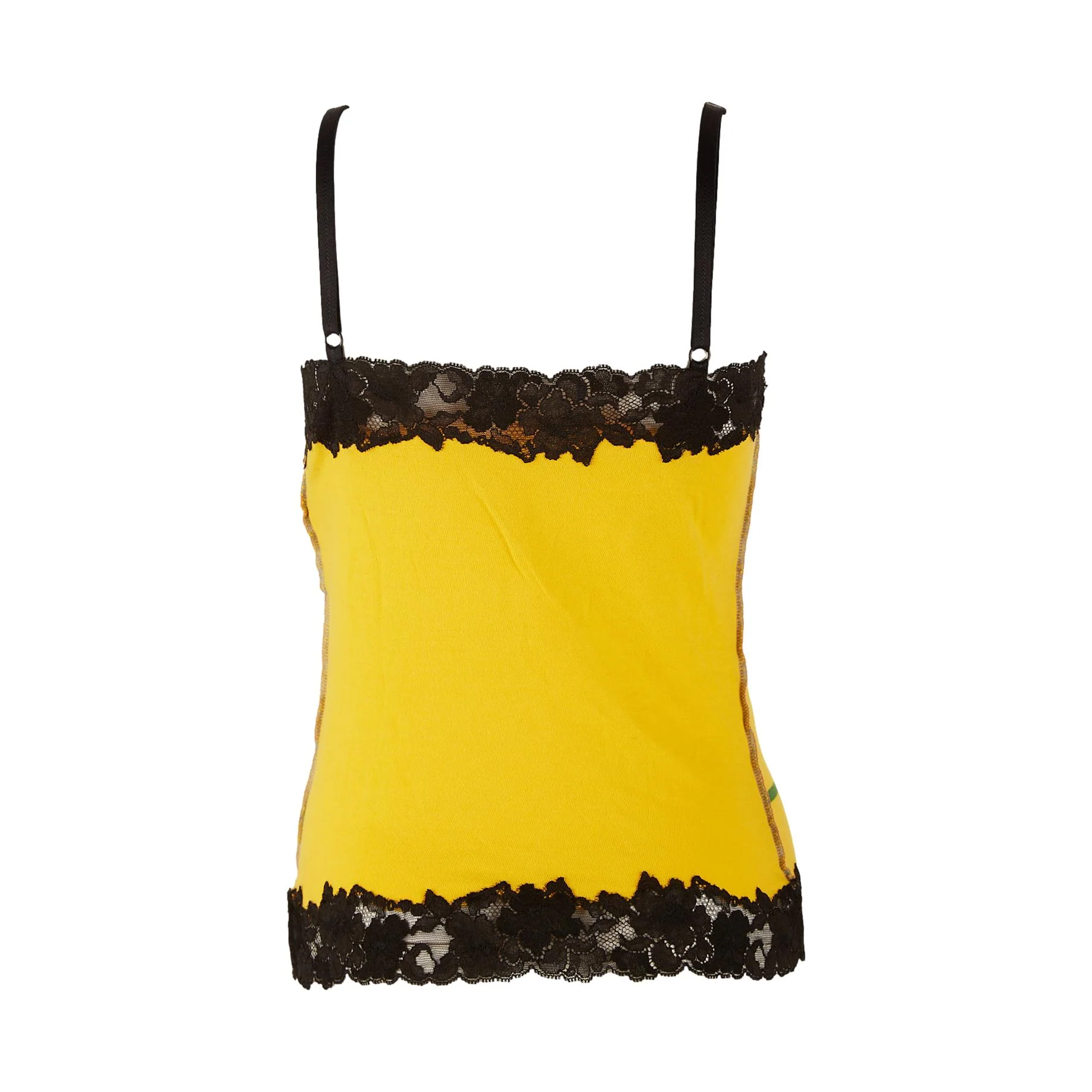 Dolce & Gabbana Yellow 'Fighter' Tank - Image 2