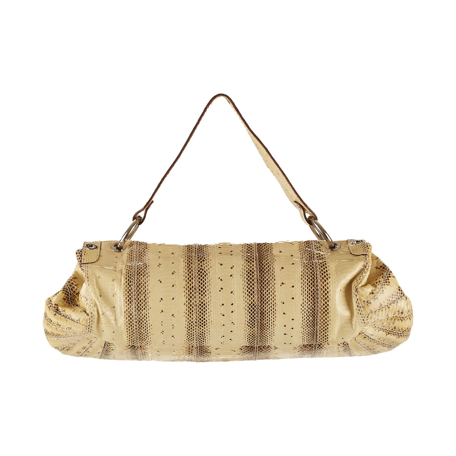 Dolce & Gabbana Yellow Snakeskin Shoulder Bag - Image 2