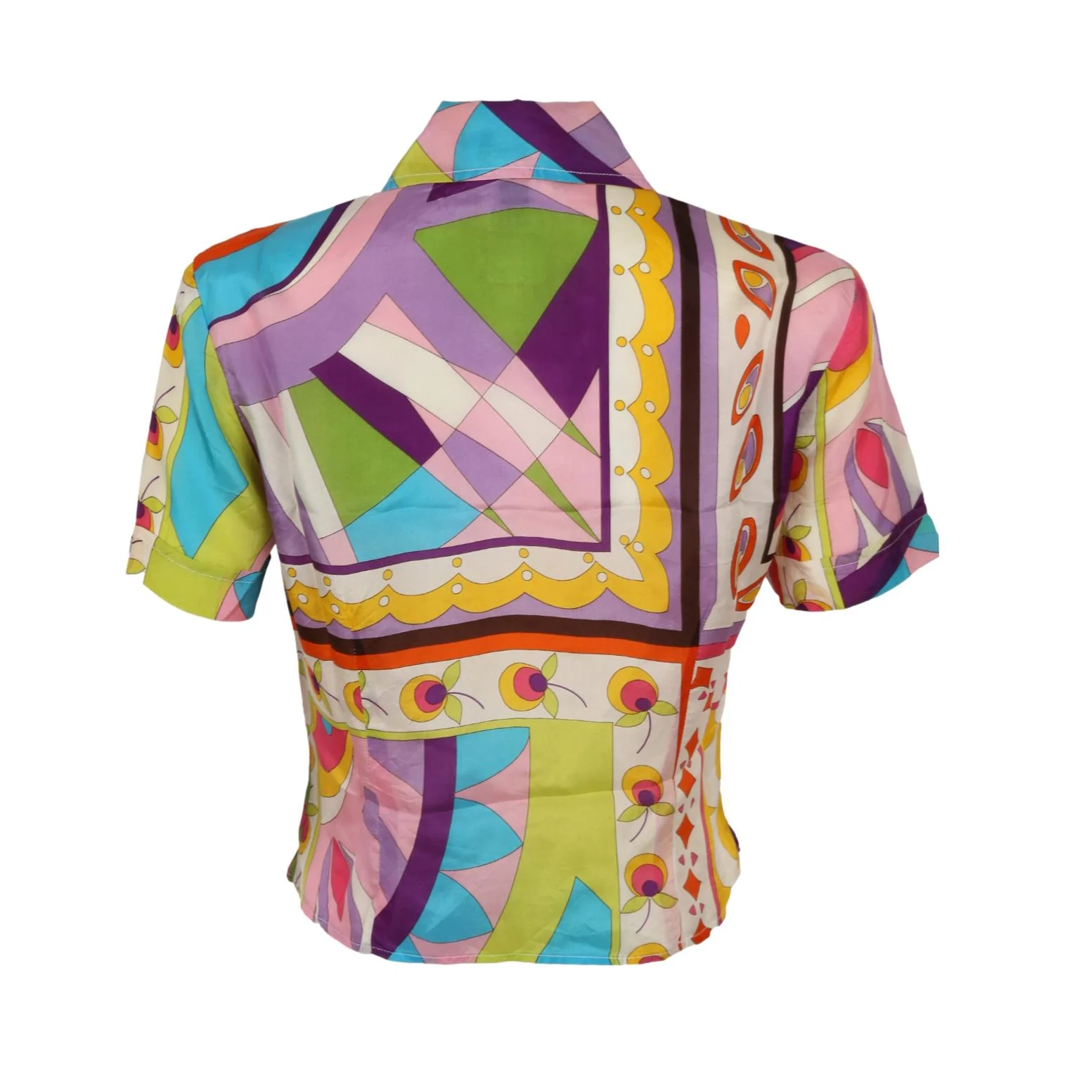 Dolce & Gabbana Multicolor Tie Button Up - Image 2