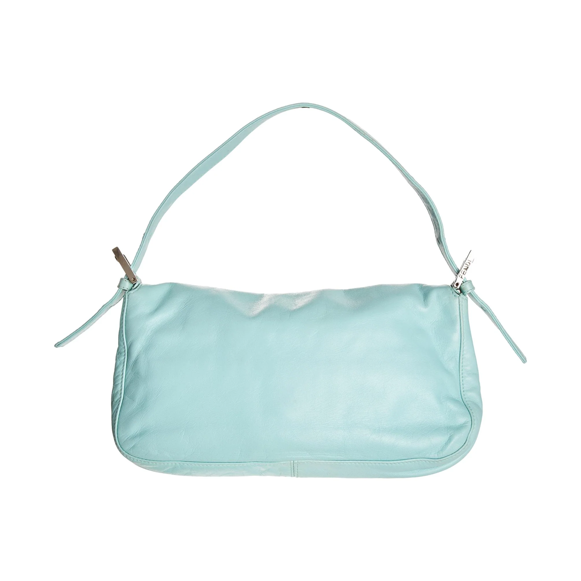Fendi Baby Blue Leather Baguette - Image 2