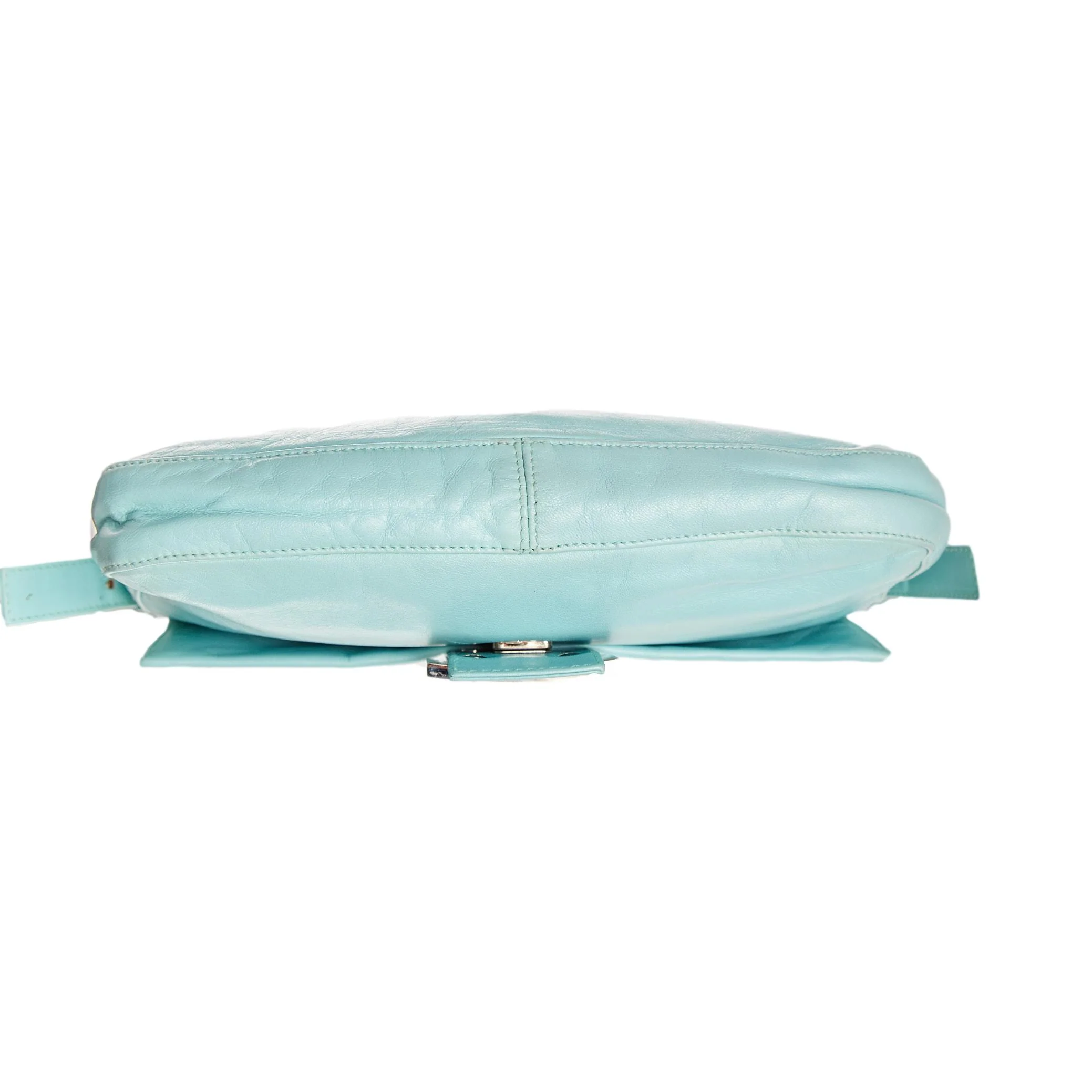 Fendi Baby Blue Leather Baguette - Image 3