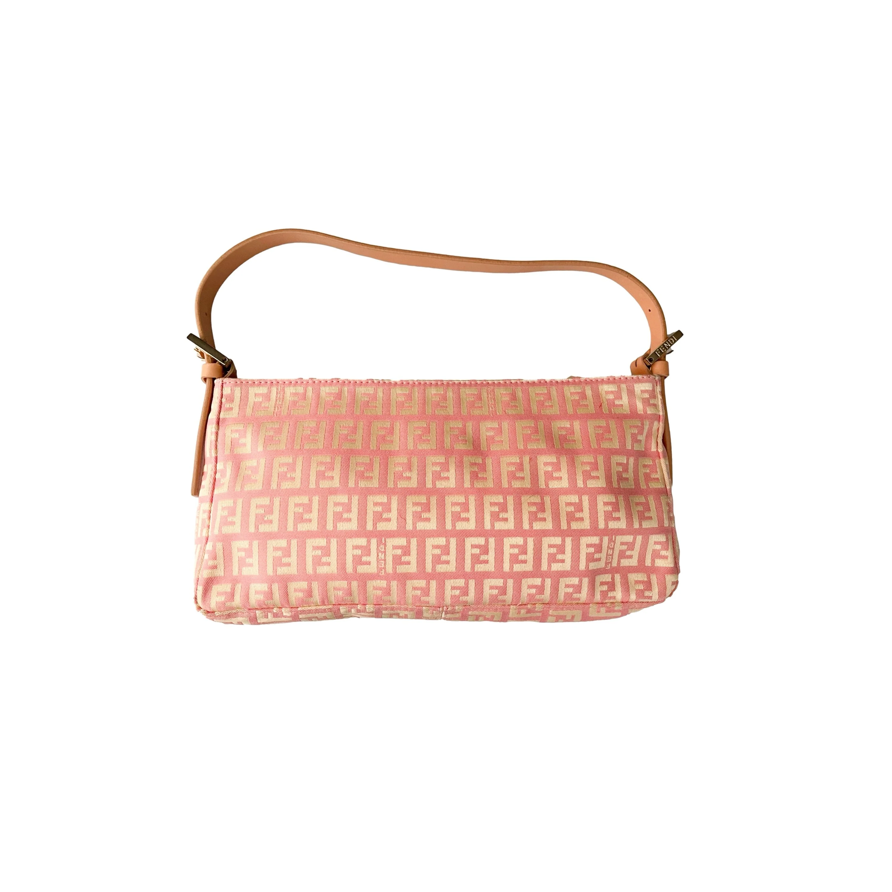 Fendi Baby Pink Monogram Shoulder Bag