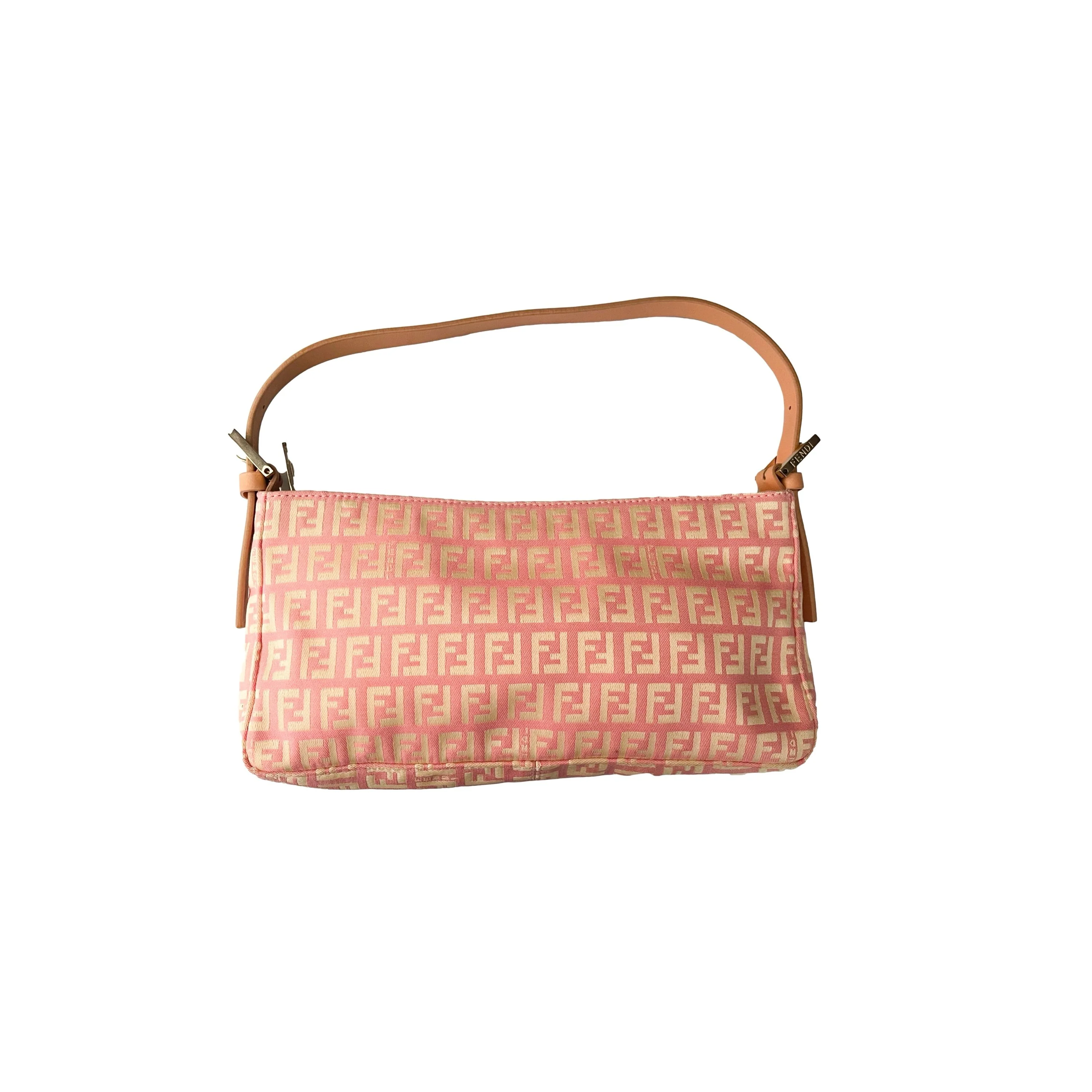 Fendi Baby Pink Monogram Shoulder Bag - Image 2