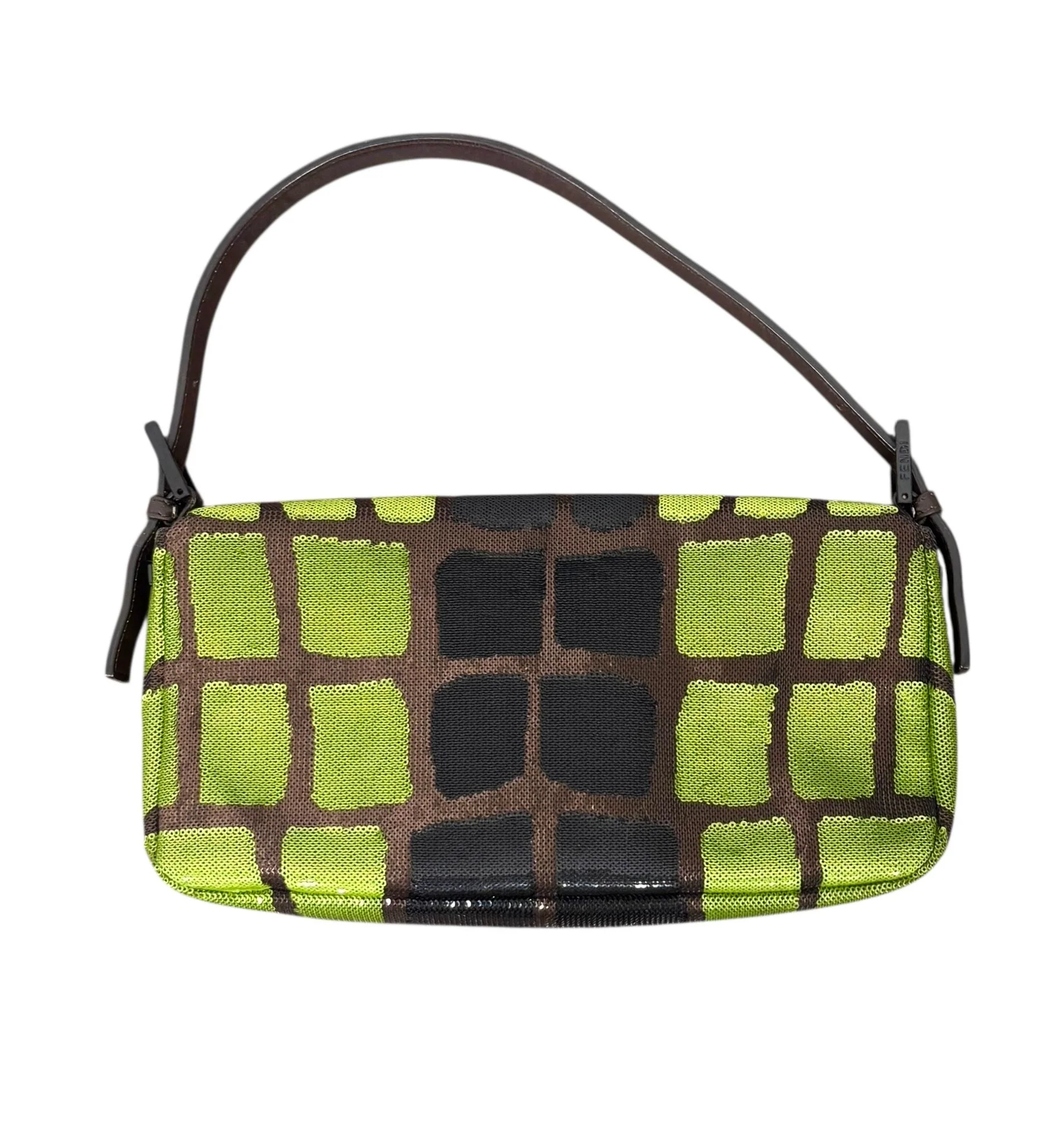 Fendi Sequin Animal Print Baguette - Image 2