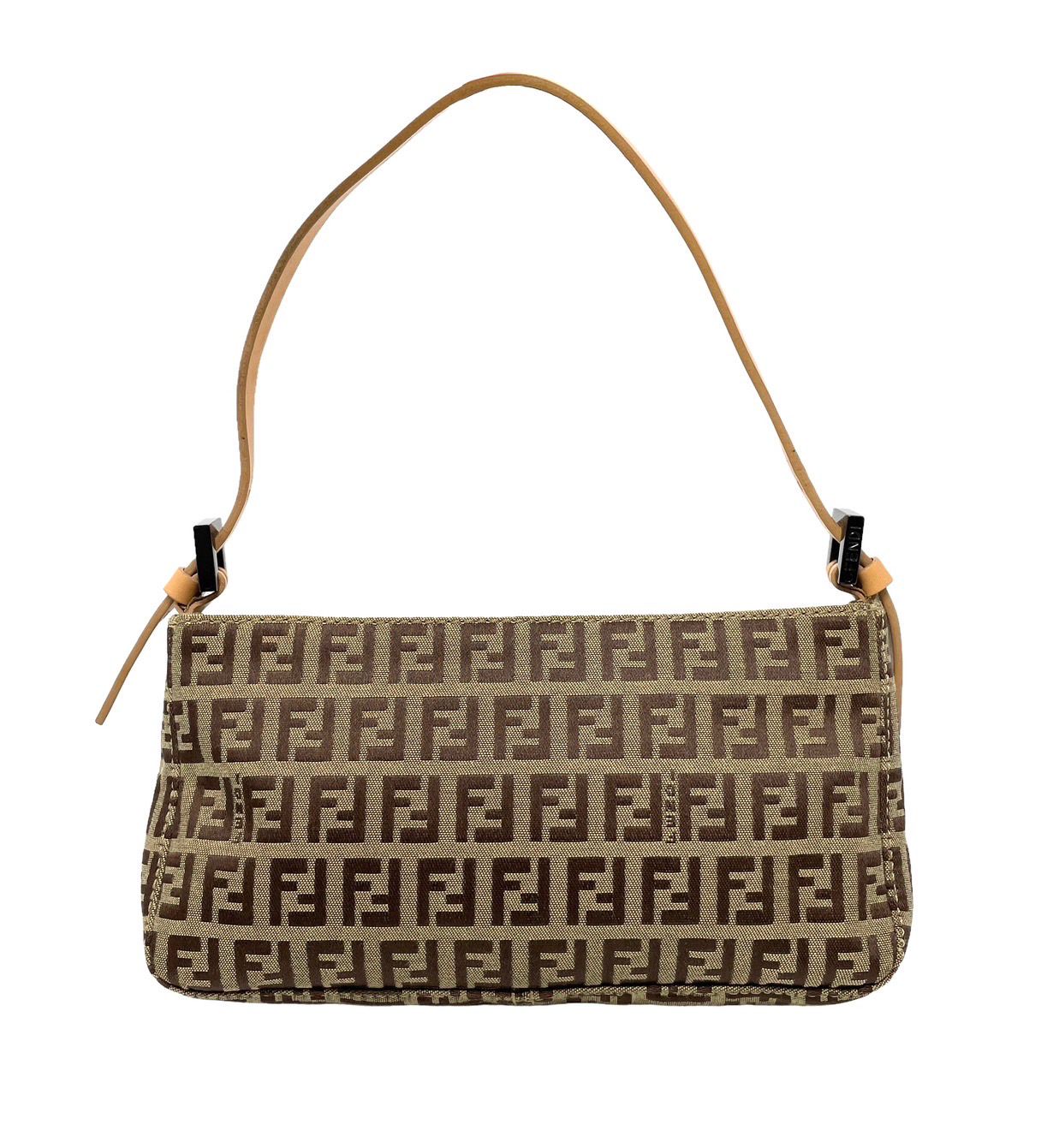 Fendi Beige Logo Mini Shoulder Bag